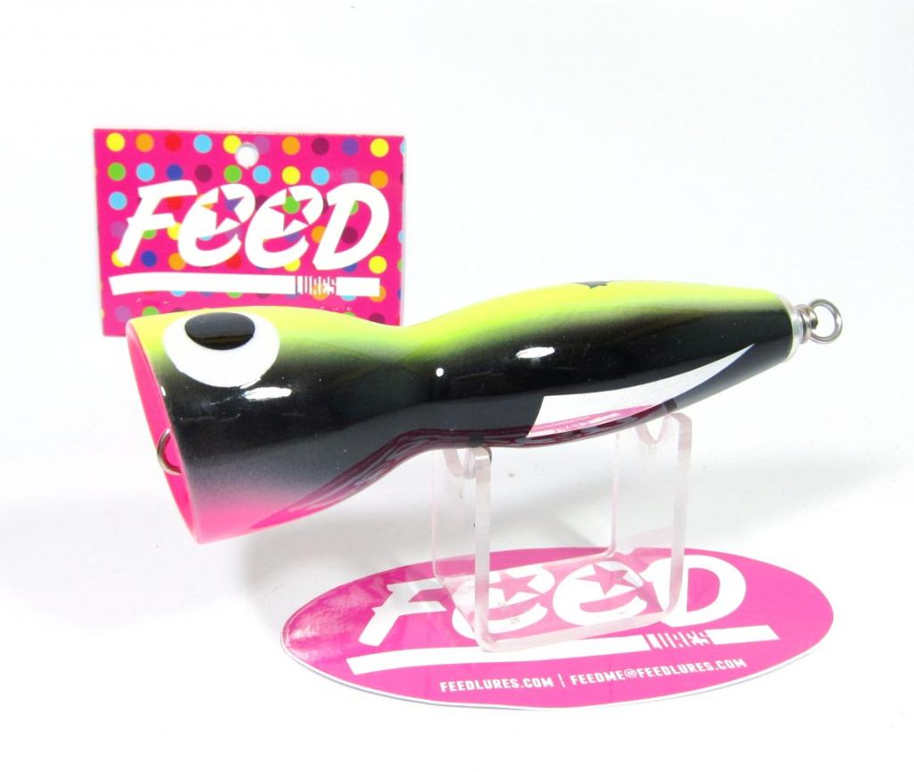 Feed Bell 60 Hand Made Wood Popper Floating Lure 60 grams 54 (7054)