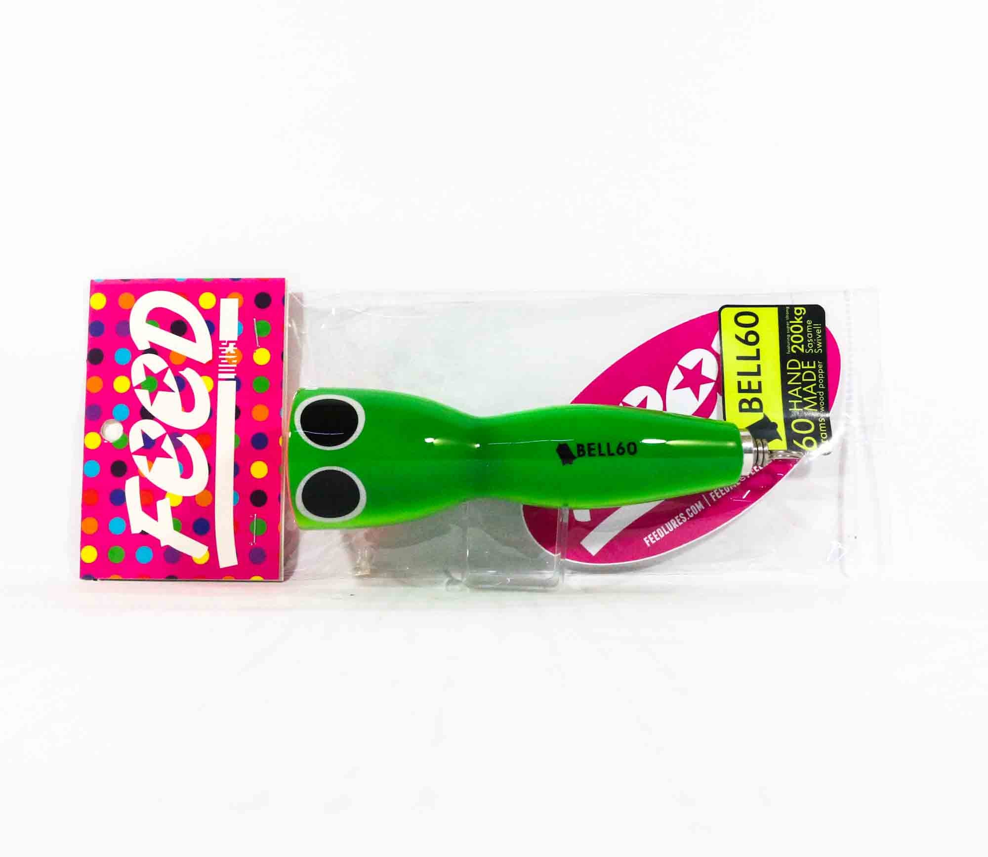 Feed Bell 60 Hand Made Wood Popper Floating Lure 60 grams 62 (7062)