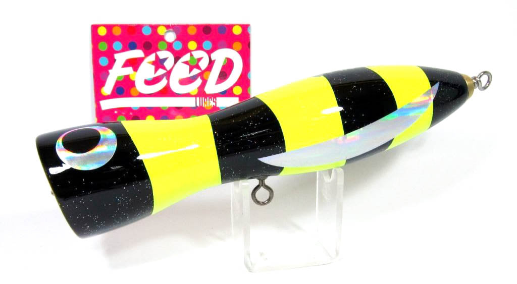 Feed Pin 135 Hand Made Wood Popper Floating Lure 135 grams 49 (1049)
