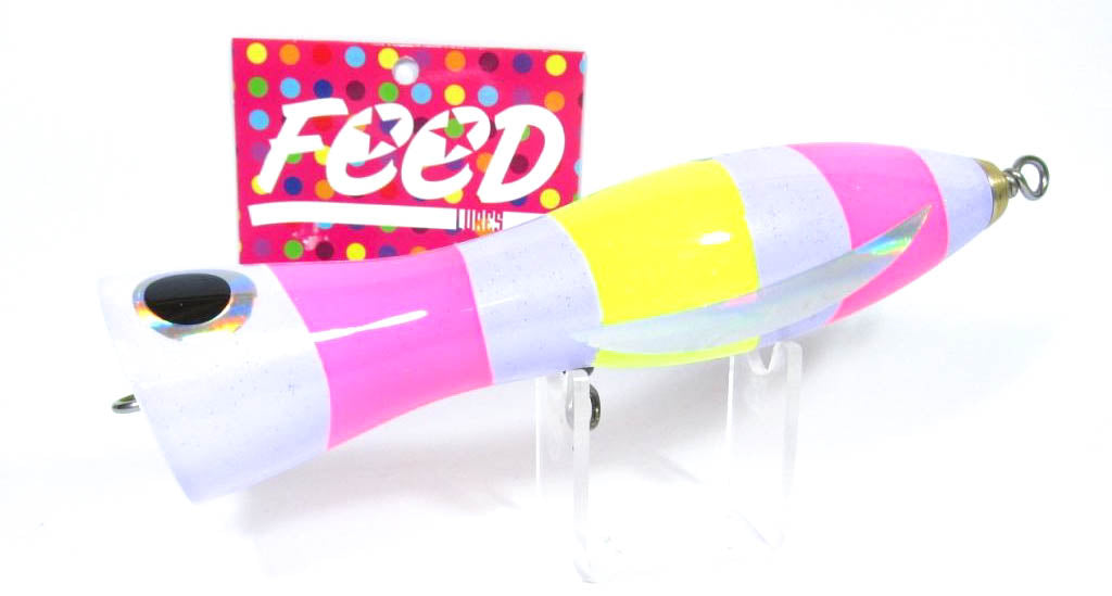 Feed Pin 150 Hand Made Wood Popper Floating Lure 150 grams 43 (2043)