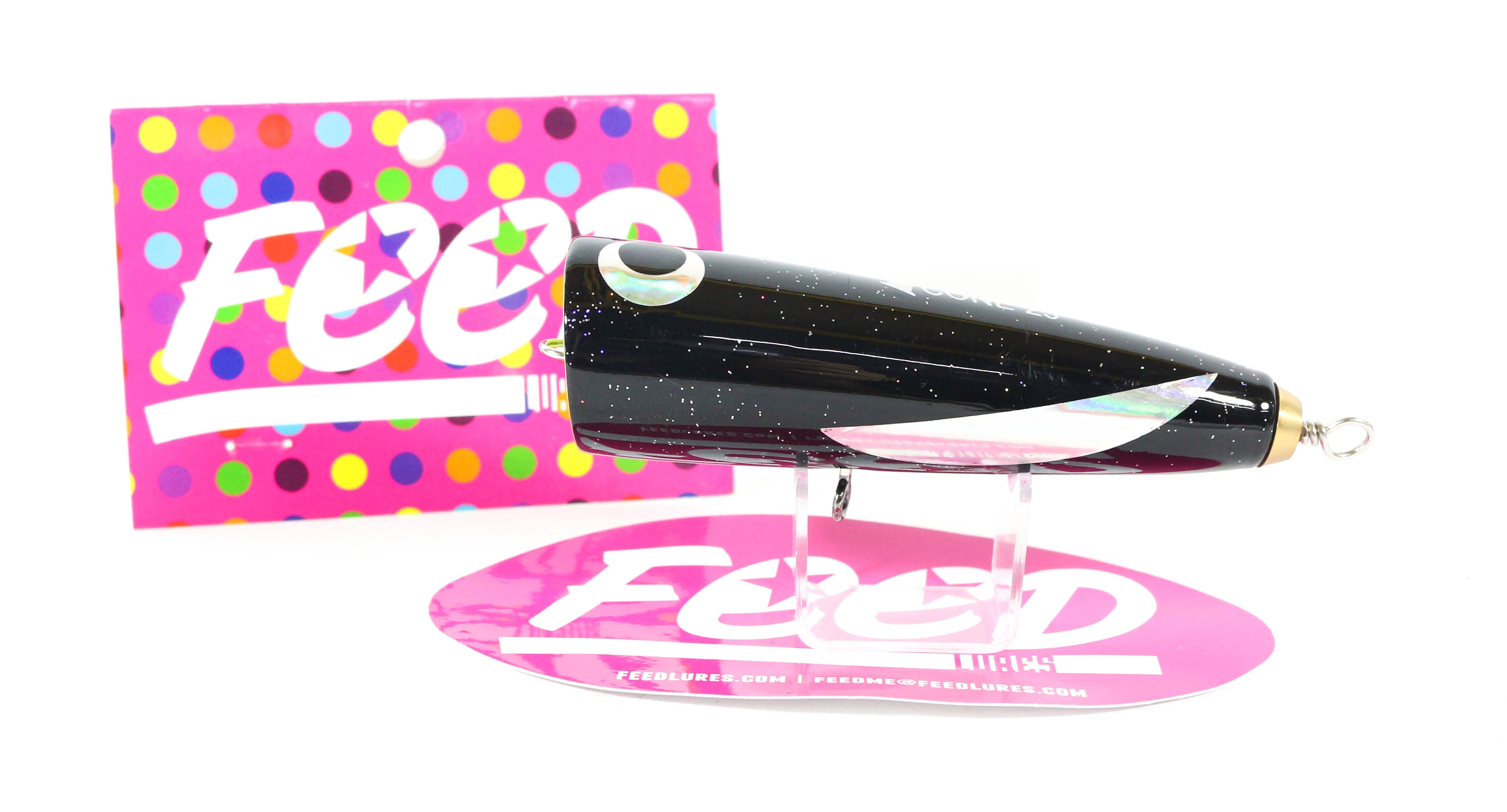 Feed Cone 25 Hand Made Wood Popper Floating Lure 25 grams 11 (4011)