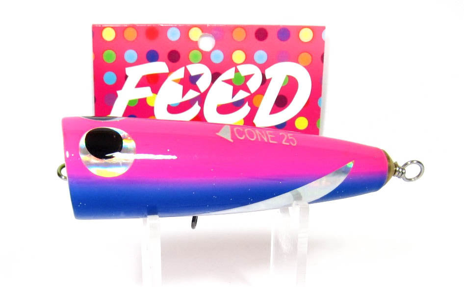 Feed Cone 25 Hand Made Wood Popper Floating Lure 25 grams 36 (4036)