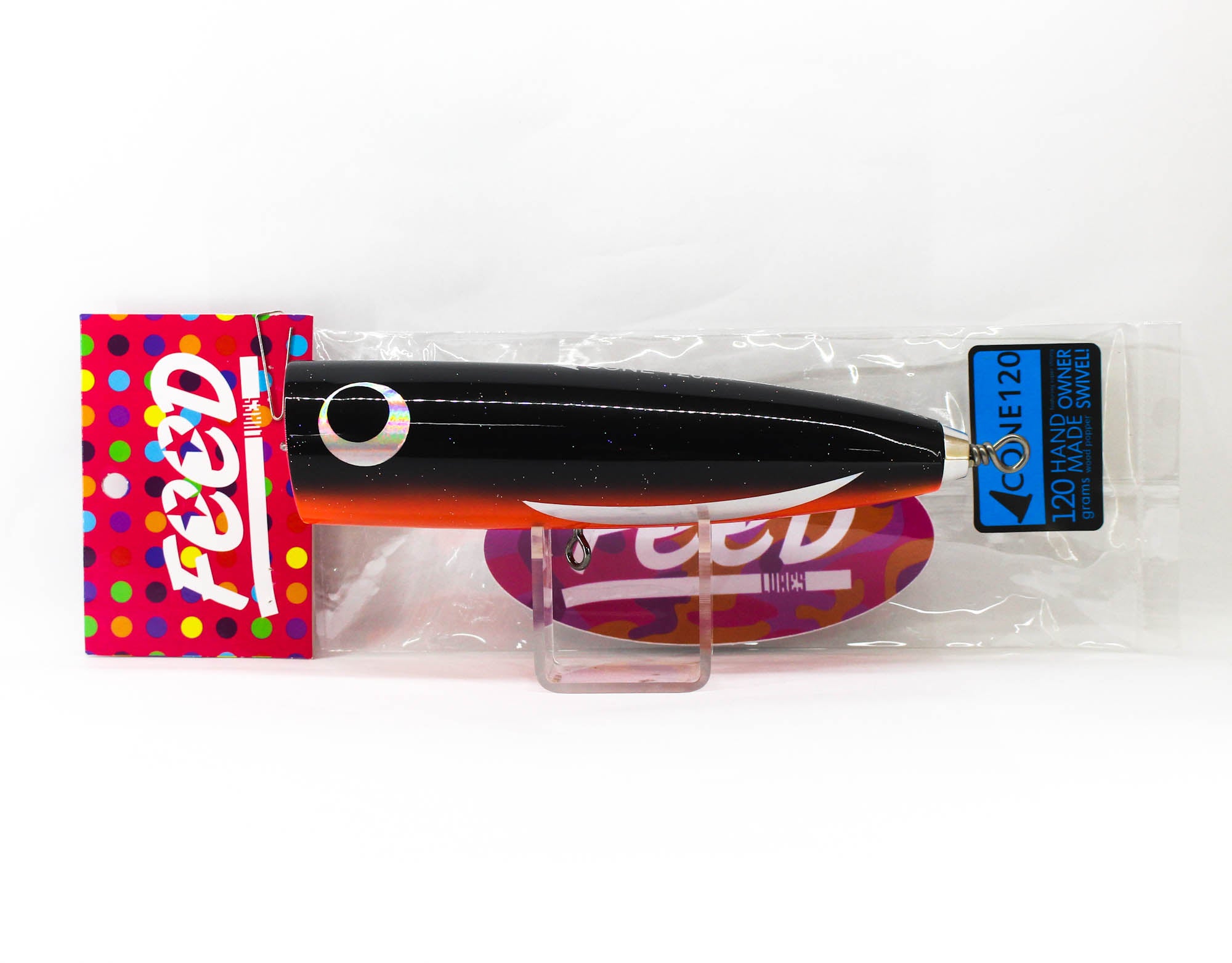 Feed Cone 120 Hand Made Wood Popper Floating Lure 120 grams 39 (6039)
