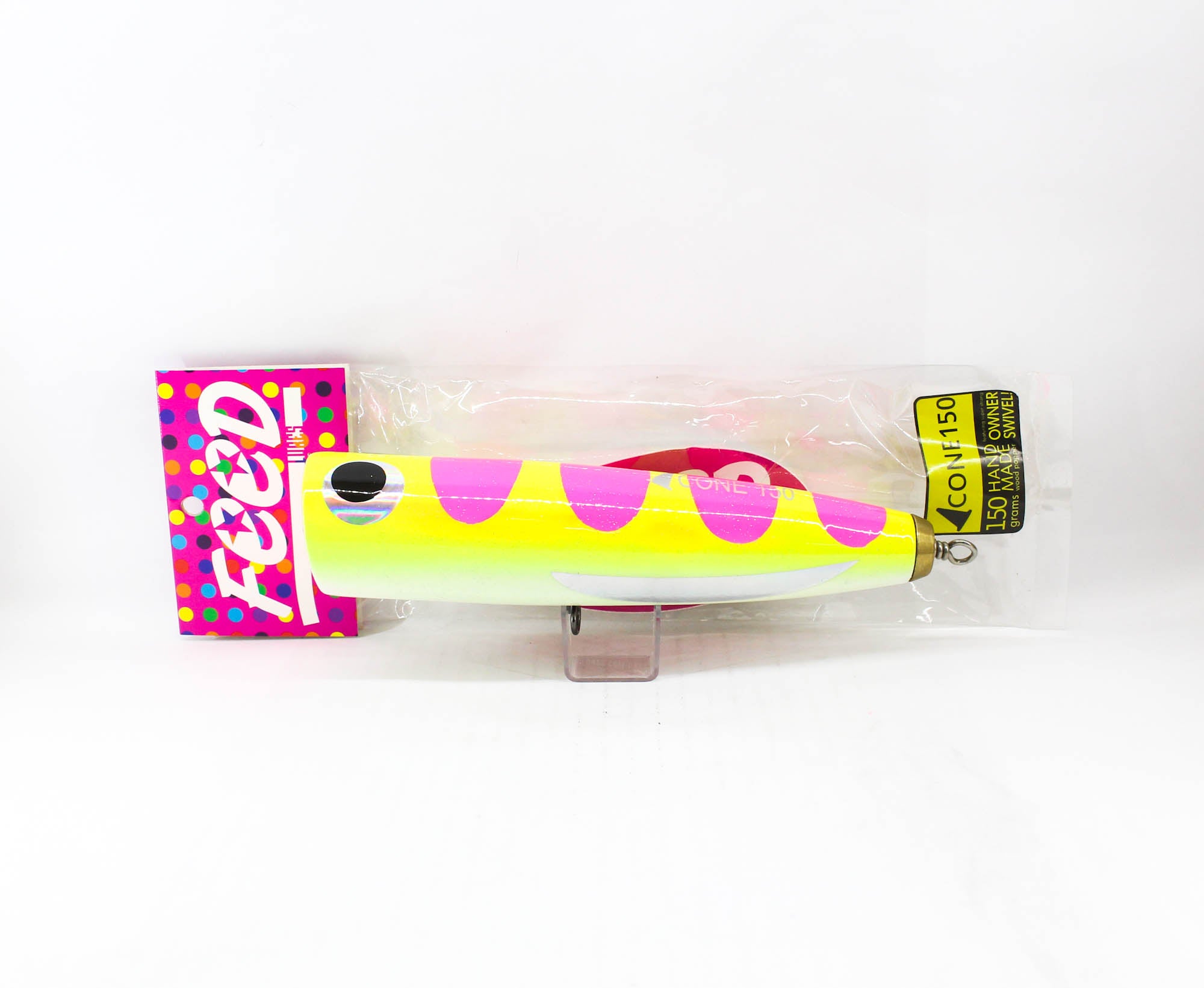 Feed Cone 150 Hand Made Wood Popper Floating Lure 150 grams 47 (7047)