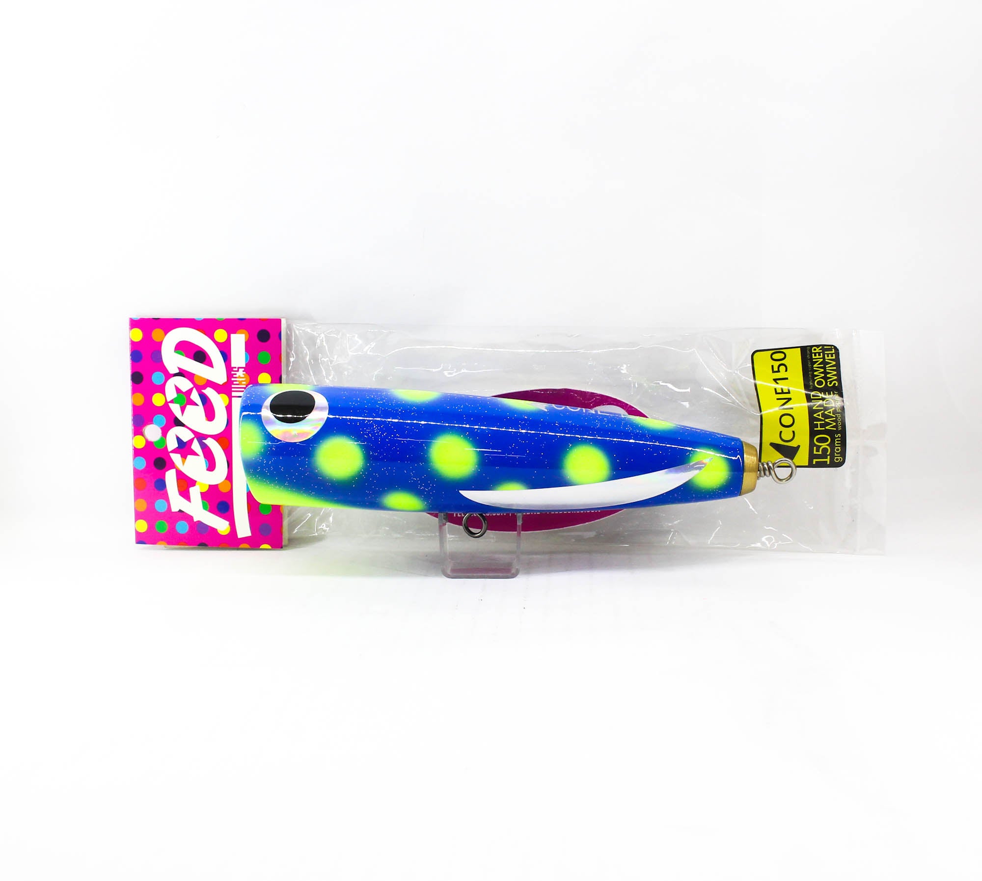 Feed Cone 150 Hand Made Wood Popper Floating Lure 150 grams 48 (7048)