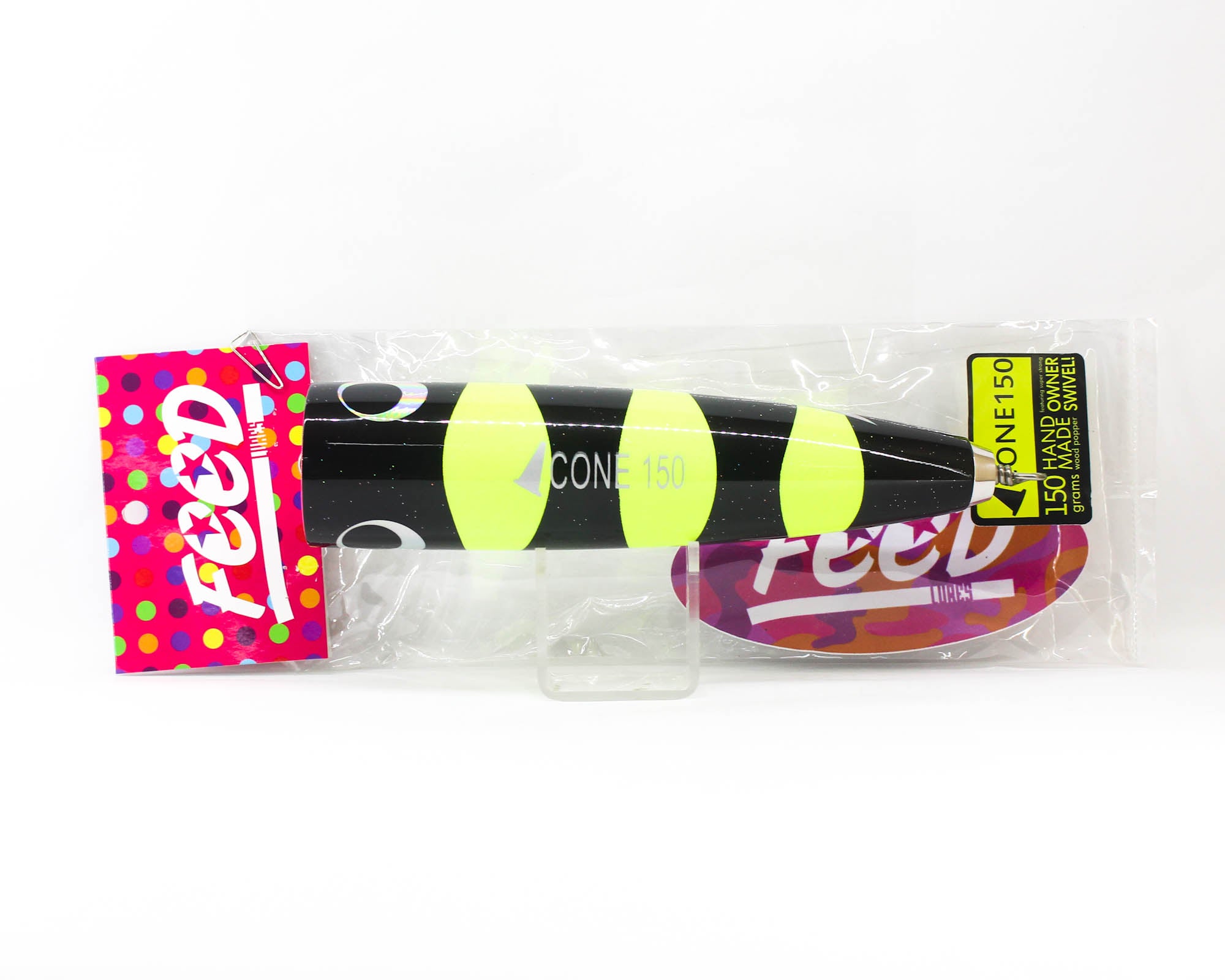 Feed Cone 150 Hand Made Wood Popper Floating Lure 150 grams 49 (7049)