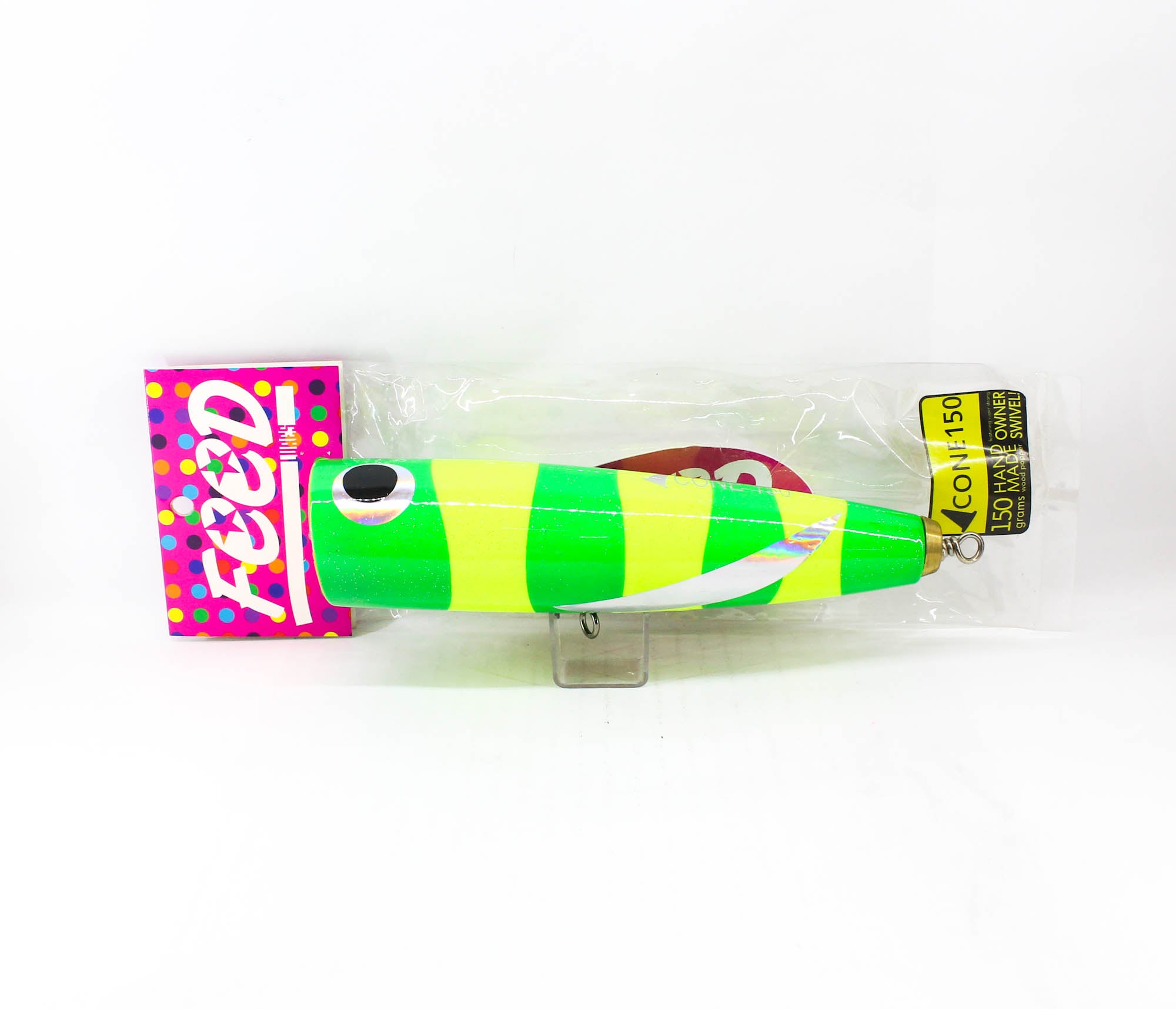 Feed Cone 150 Hand Made Wood Popper Floating Lure 150 grams 77 (7077)