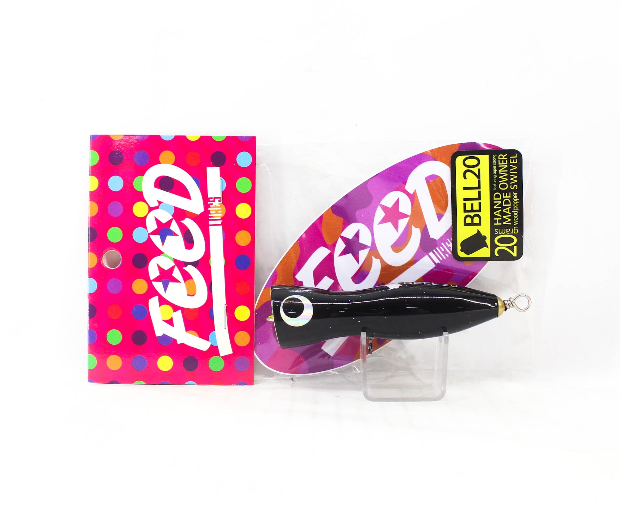 Feed Bell 20 Hand Made Wood Popper Floating Lure 20 grams 11 (4011)