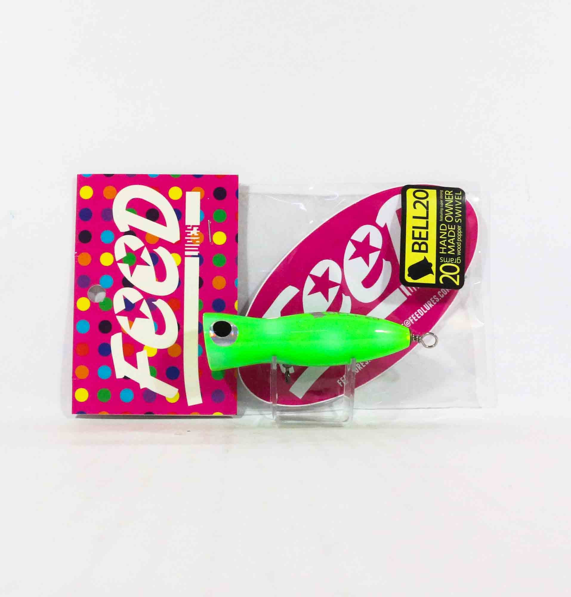 Feed Bell 20 Hand Made Wood Popper Floating Lure 20 grams 28 (4028)