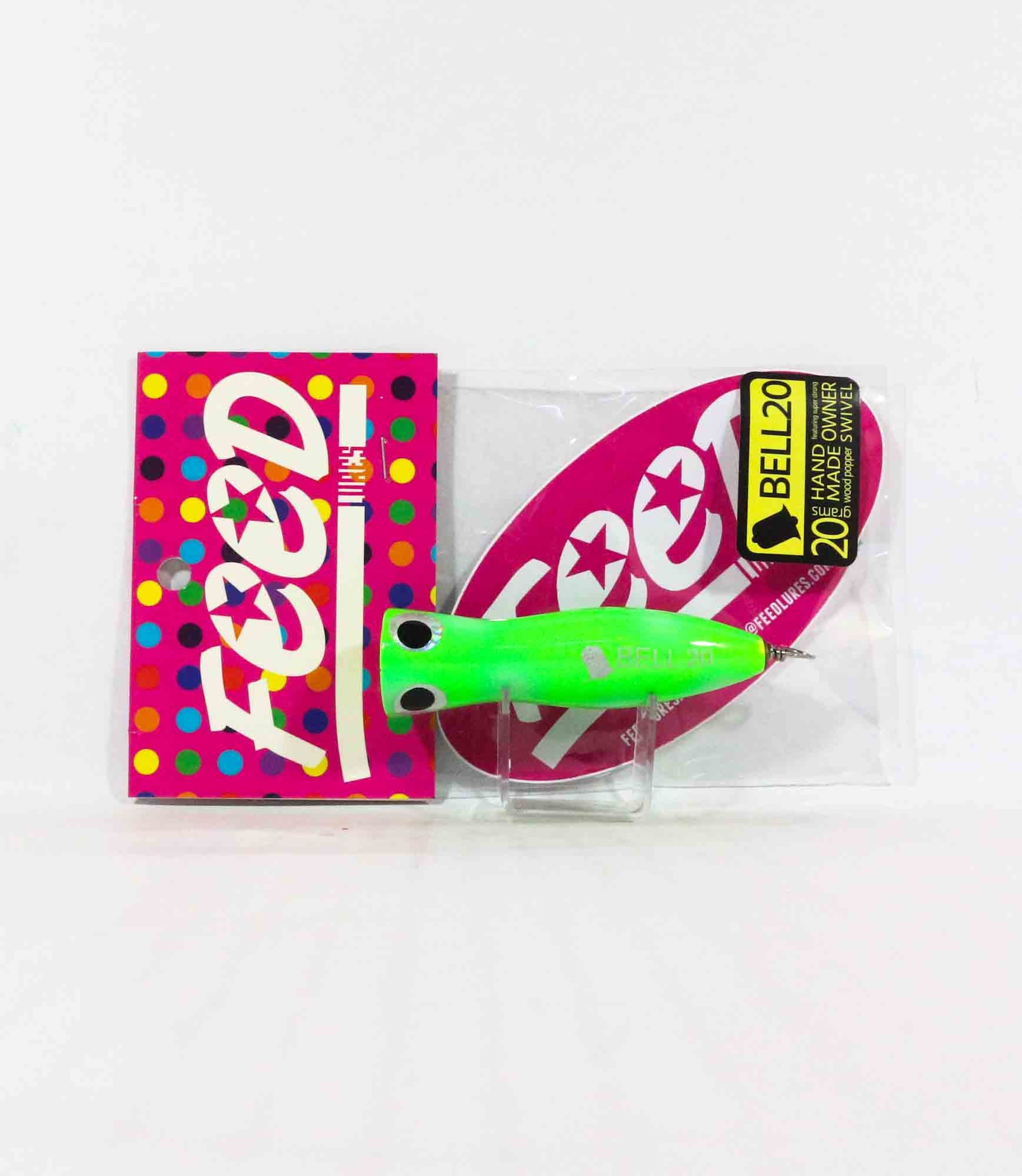 Feed Bell 20 Hand Made Wood Popper Floating Lure 20 grams 28 (4028)