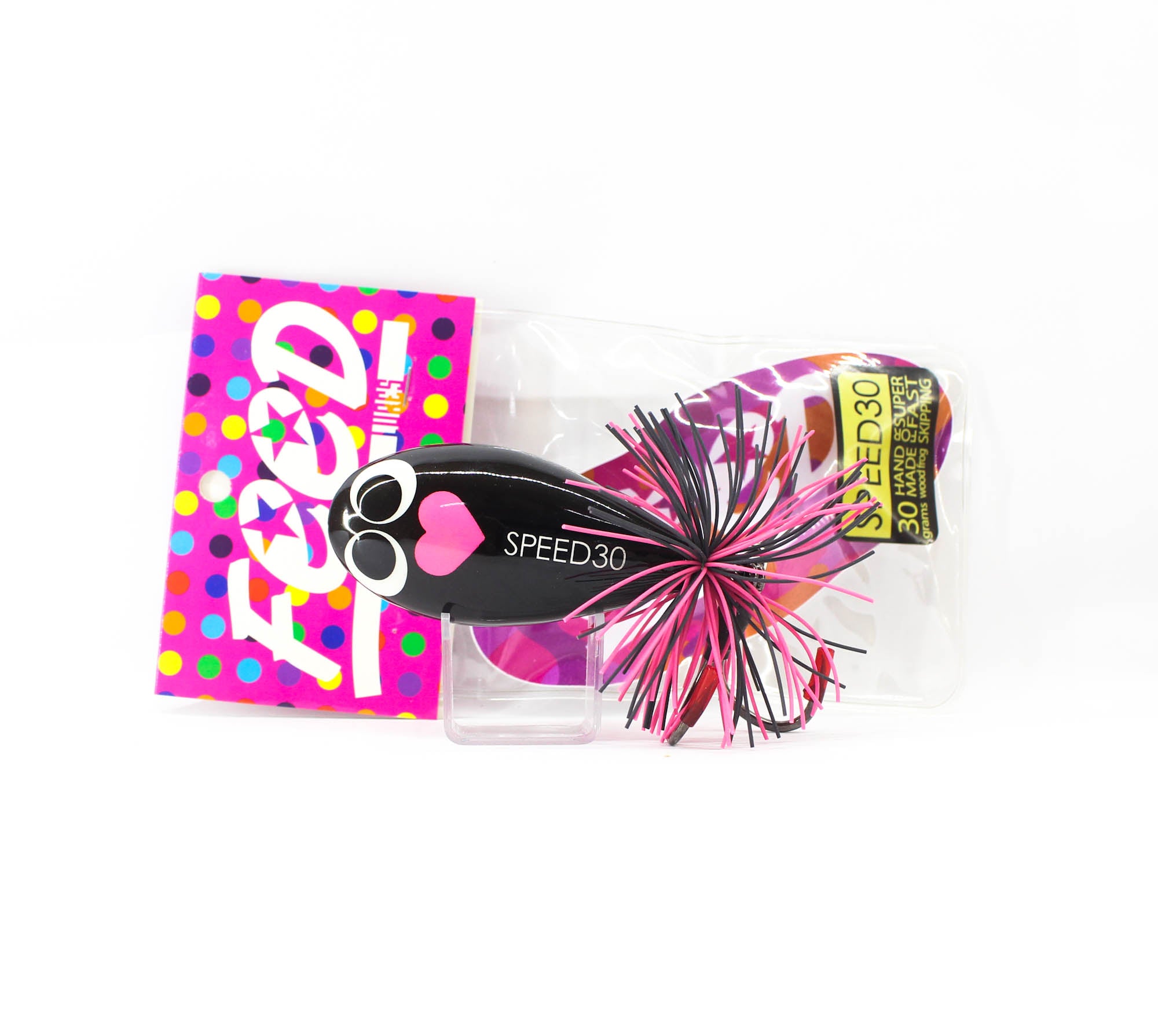 Feed Speed 30 Hand Made Wood Frog Floating Lure 30 grams 100 (1100)