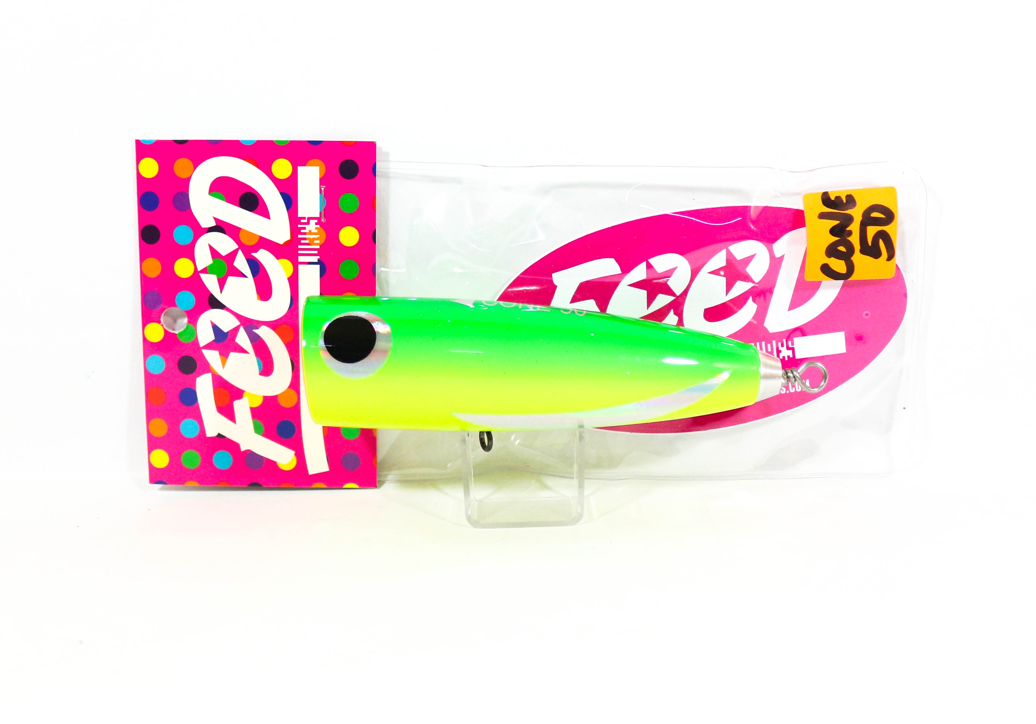 Feed Cone 50 Hand Made Wood Popper Floating Lure 50 grams 022 (1022)