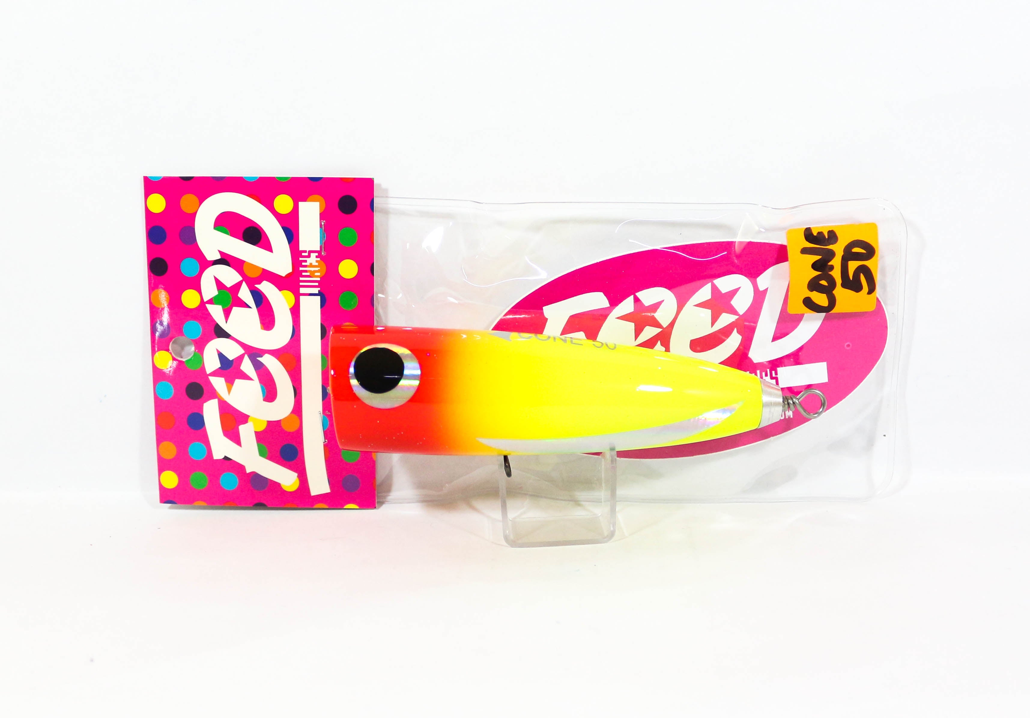 Feed Cone 50 Hand Made Wood Popper Floating Lure 50 grams 035 (1035)