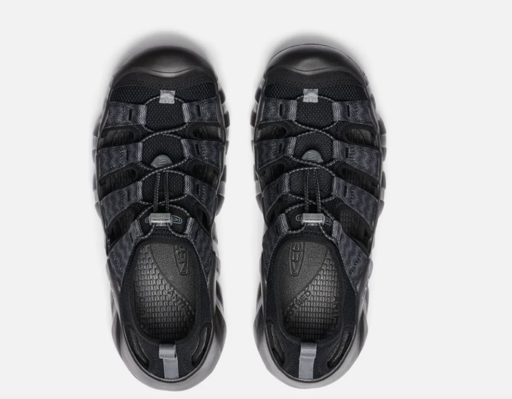 Keen 1028652-7 Sandals Shoes Mens Hyper Port H2 Black/Steel Size 7 (4038)