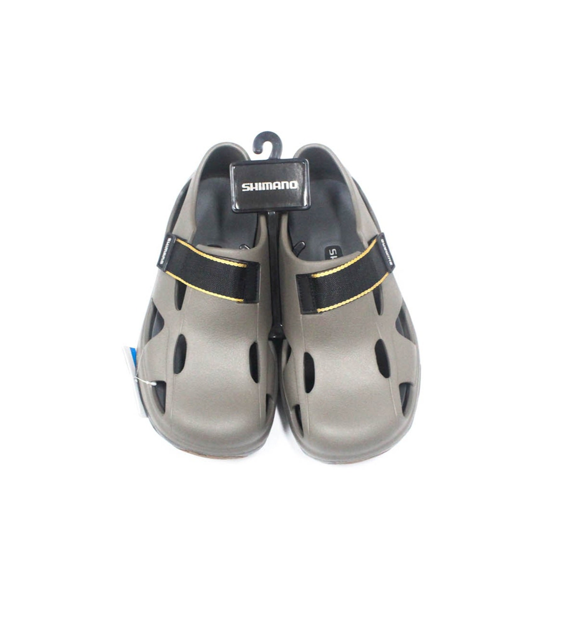 Shimano Evair Fishing Shoes FS-168 Khaki Blk Size EU 44 , US M10/W12 (1820)