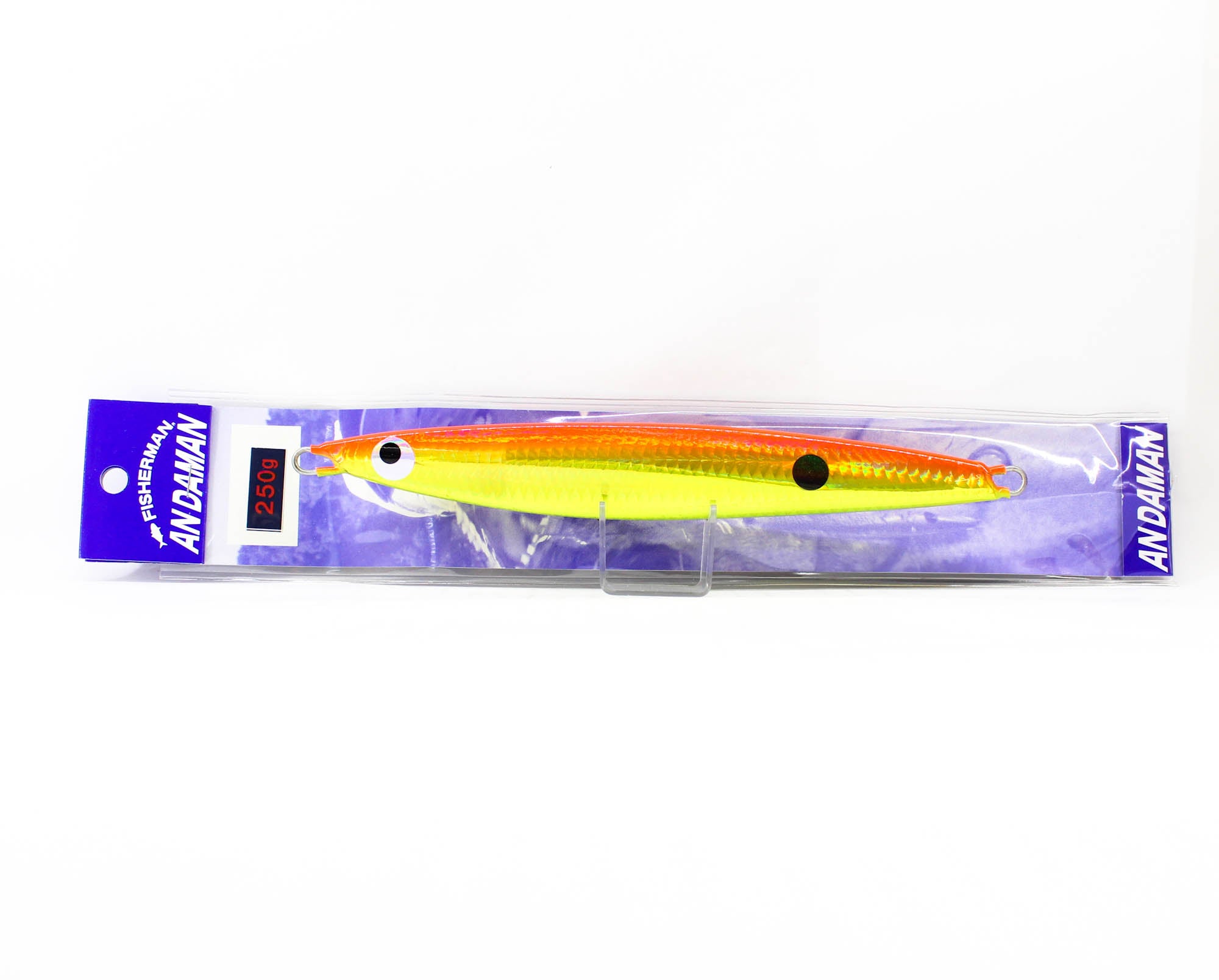 Fisherman Metal Jig Andaman 250 grams Normal Orange Gold (0305)
