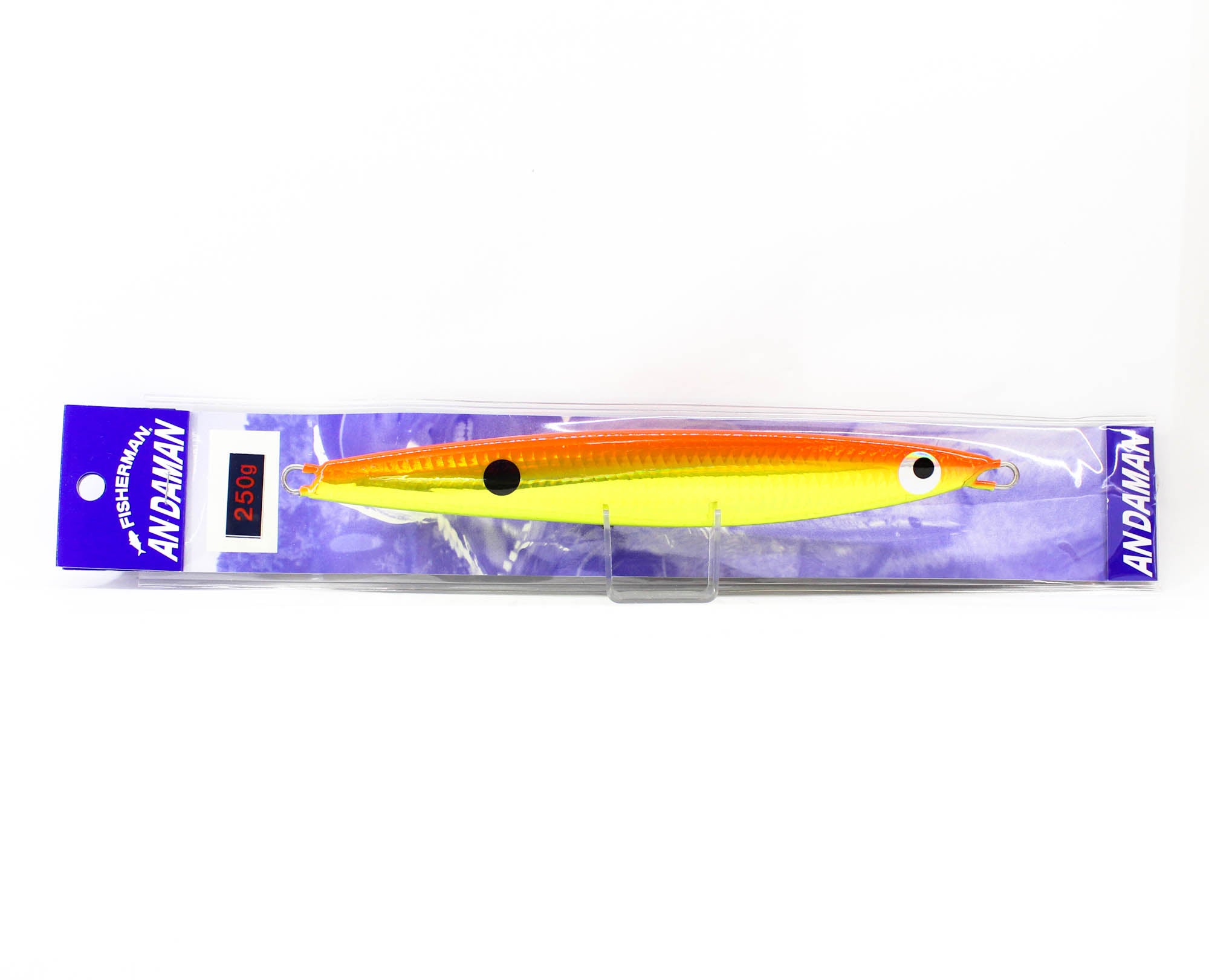 Fisherman Metal Jig Andaman 250 grams Normal Orange Gold (0305)
