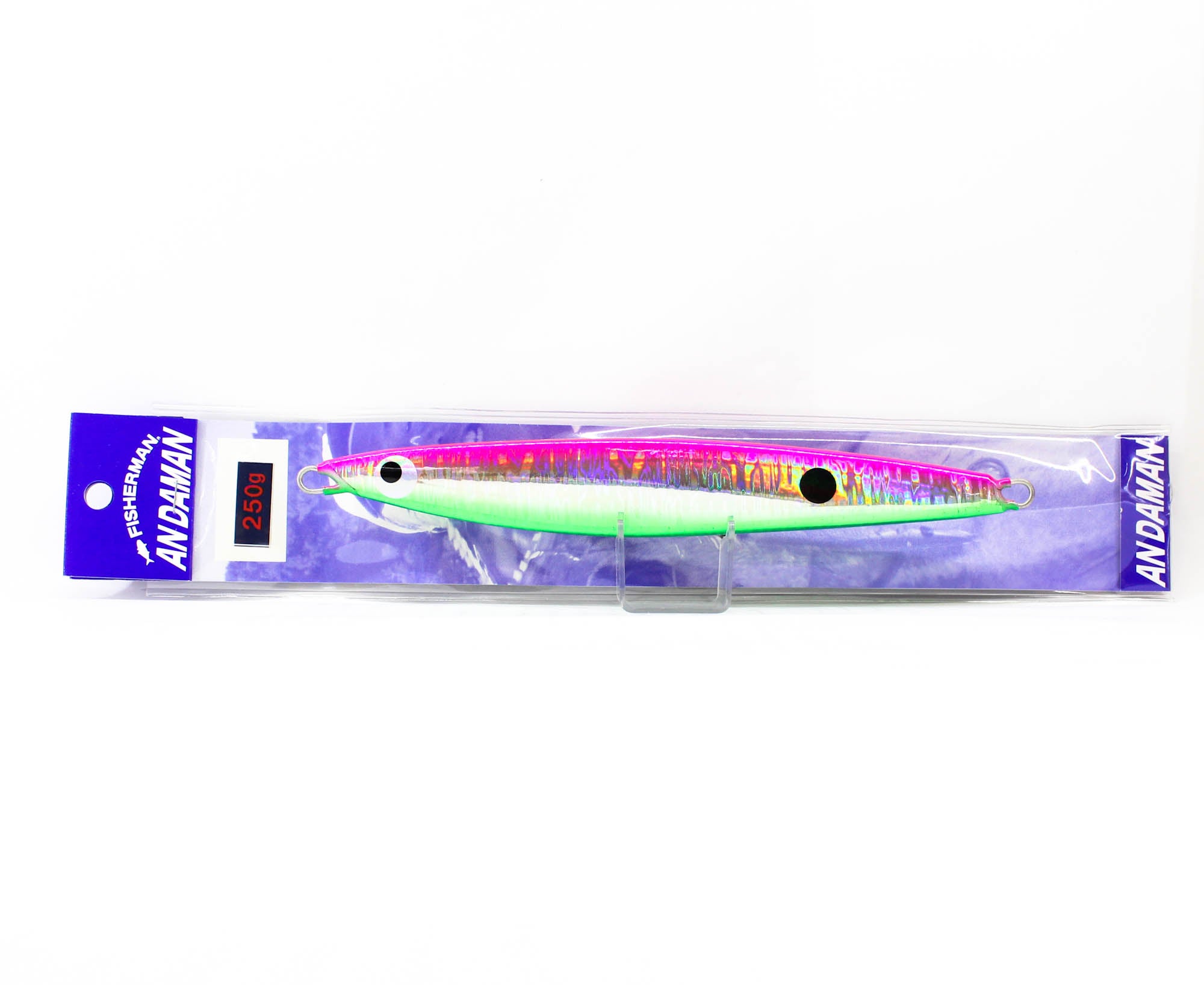 Fisherman Metal Jig Andaman 250 grams Wave Uroko Pink Green (0307)