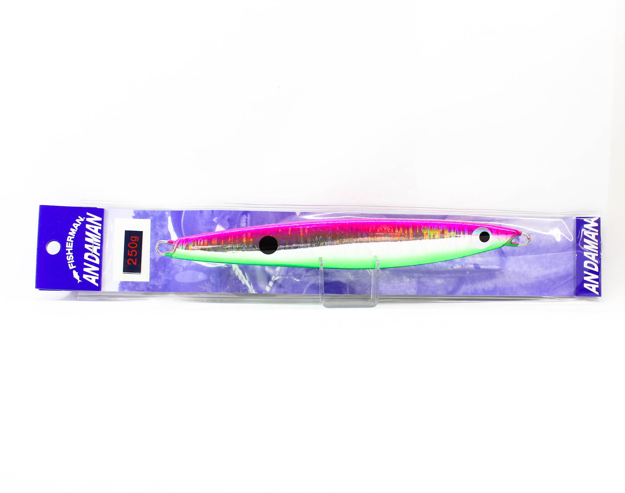 Fisherman Metal Jig Andaman 250 grams Wave Uroko Pink Green (0307)