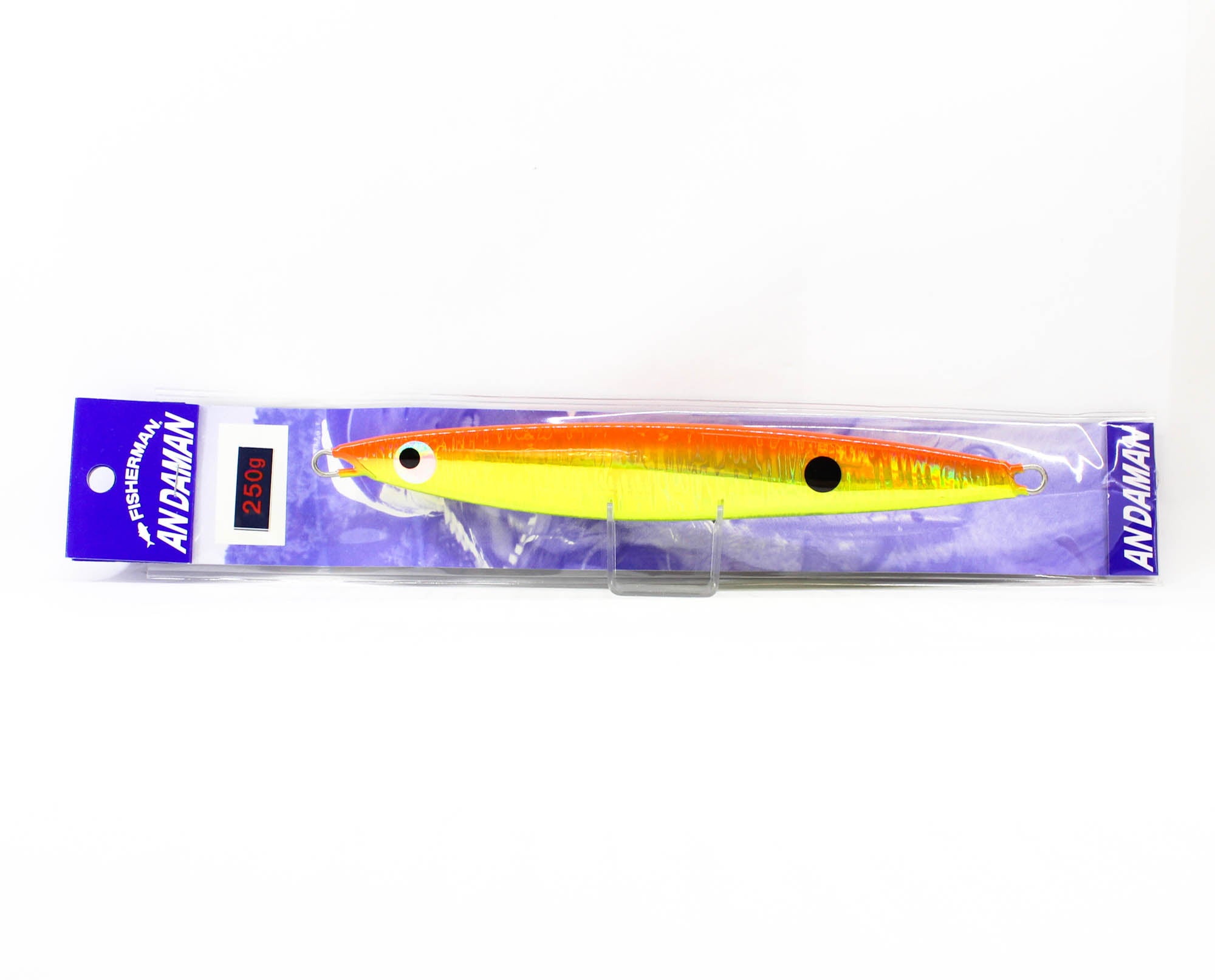 Fisherman Metal Jig Andaman 250 grams Wave Uroko Orange Gold (0308)