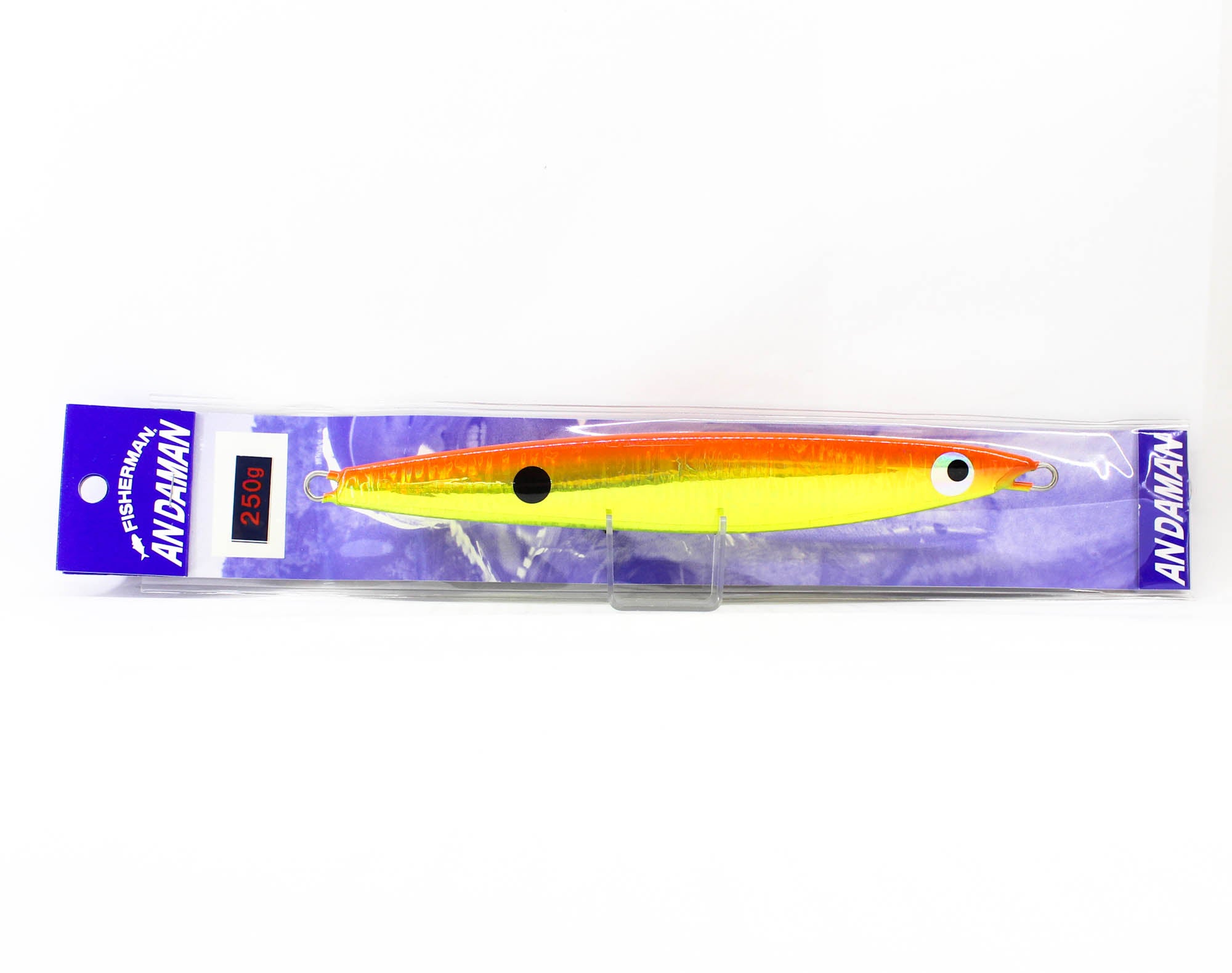 Fisherman Metal Jig Andaman 250 grams Wave Uroko Orange Gold (0308)
