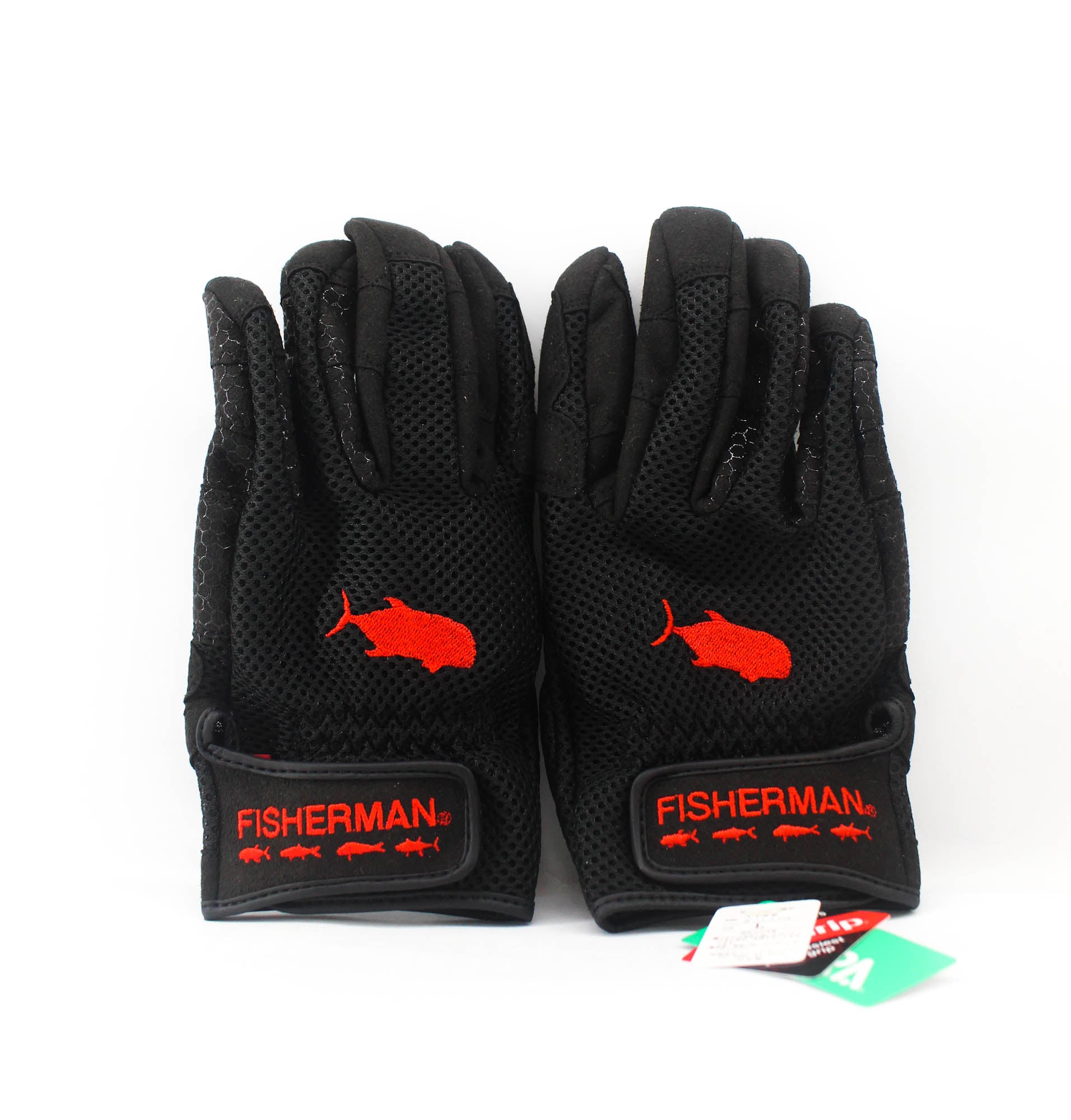 Fisherman Gloves 3D Super Cool Black Size L (0332)