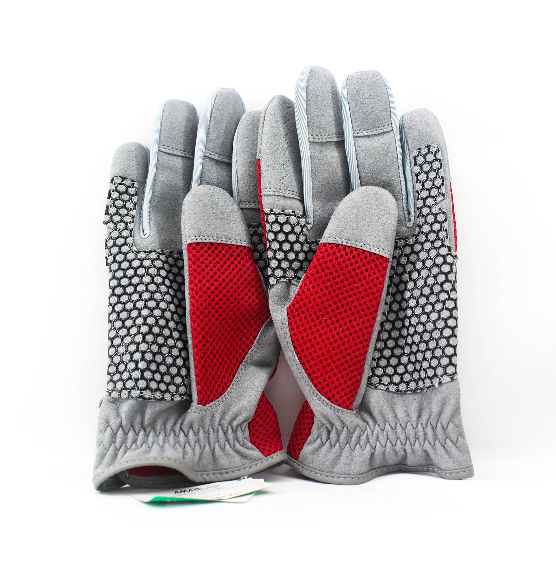 Fisherman Gloves High Grip Red Size L (0335)