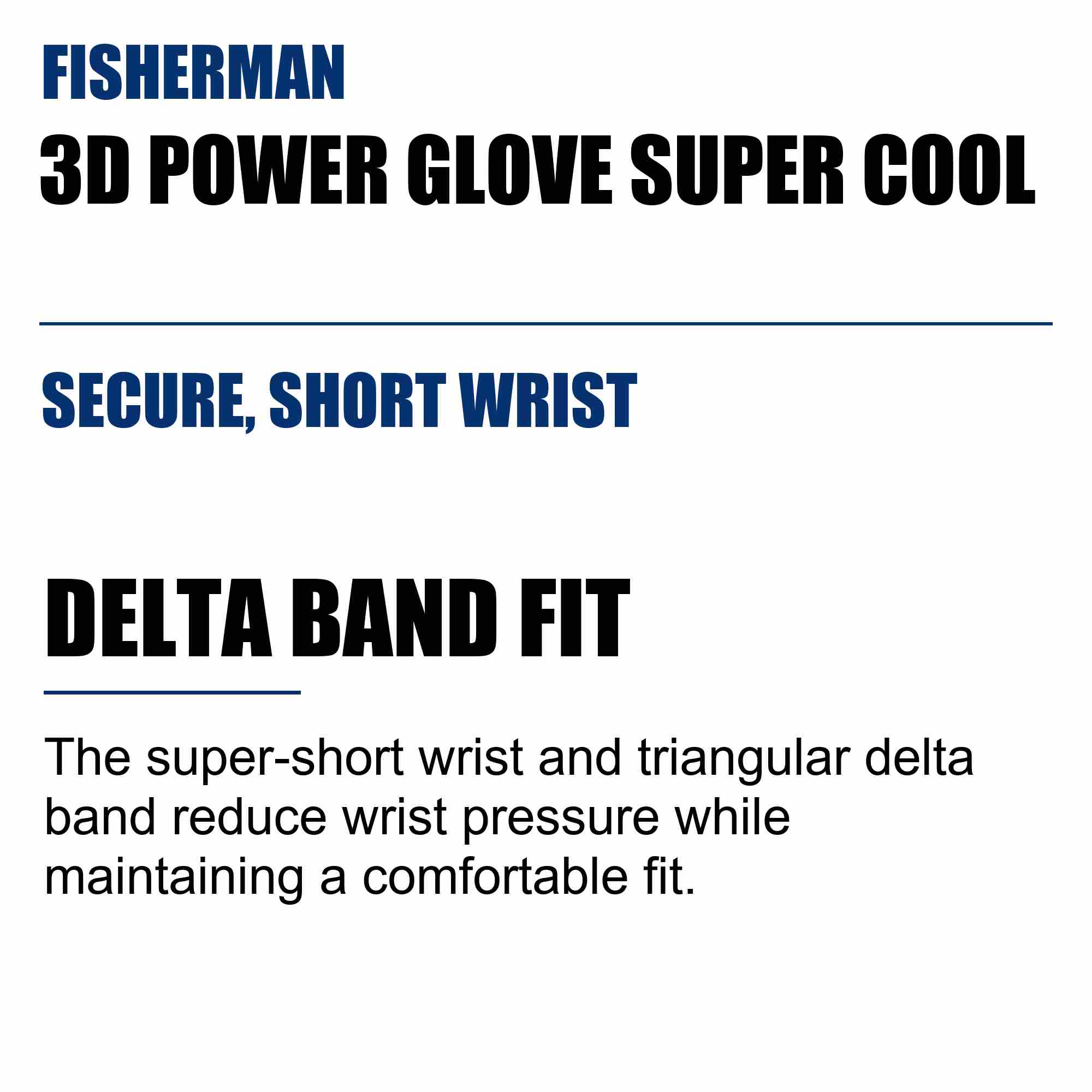 Fisherman Gloves 3D Super Cool Blue Size M (0342)