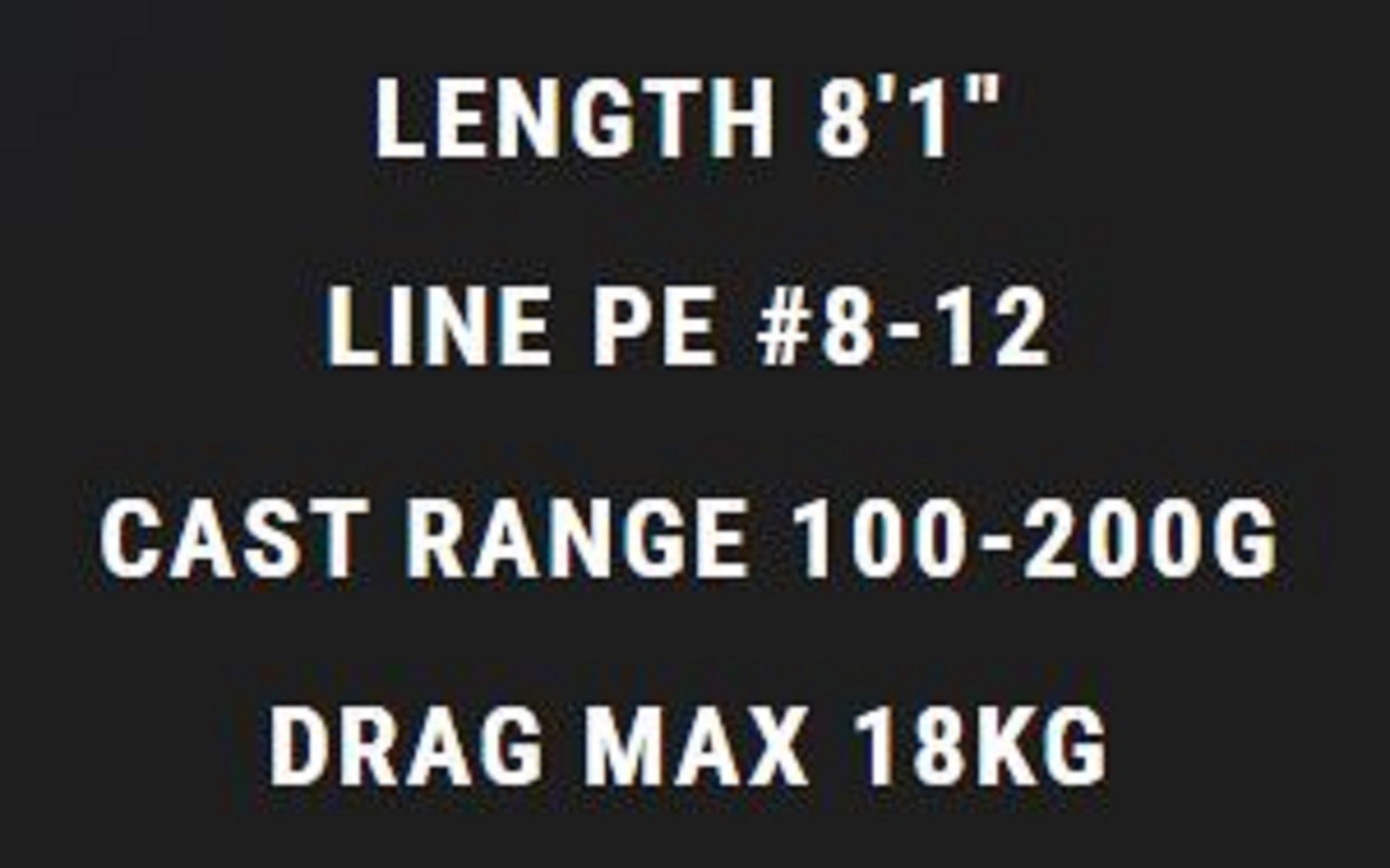 MC Works Rod Spinning SH817TSZ STD P.E 8-12 100-200 grams (4538)