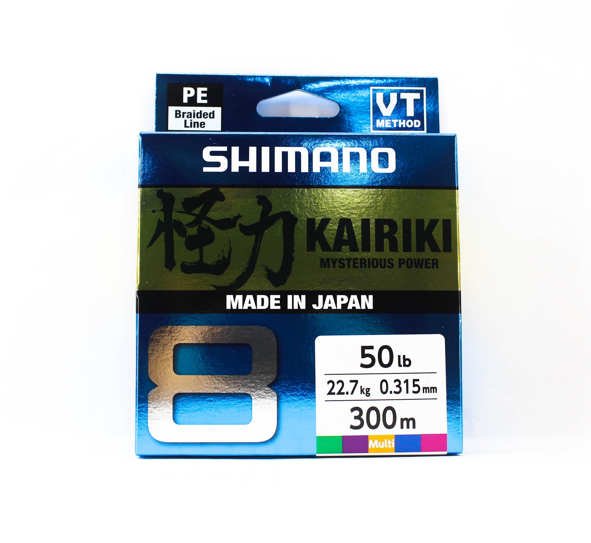 Sale Shimano PL-M68RE Kairiki P.E Line 300m 50lb Multi (9036)