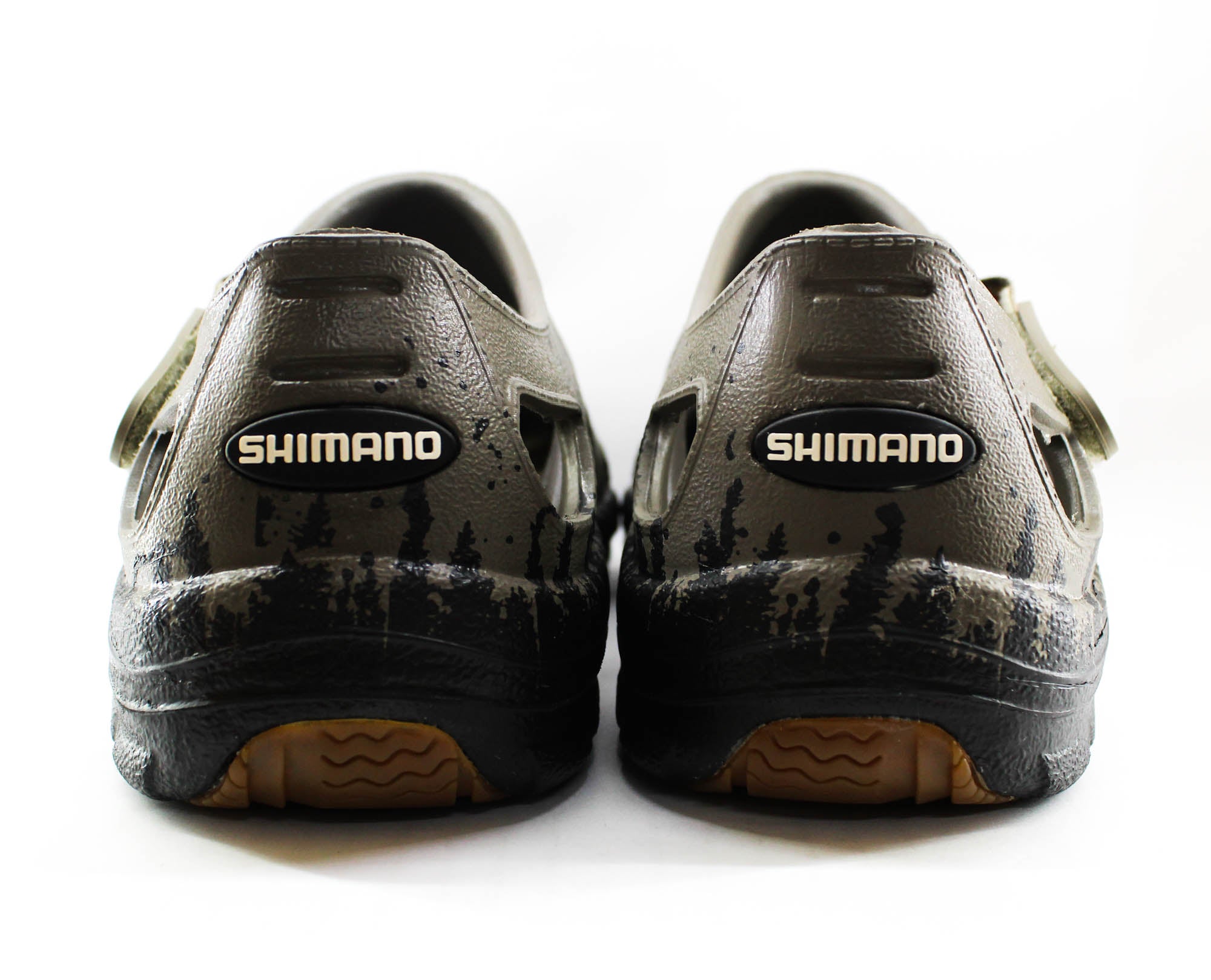 Shimano Evair Fishing Shoes Khaki Black Size EU 42 , US M8/W10 (2241)