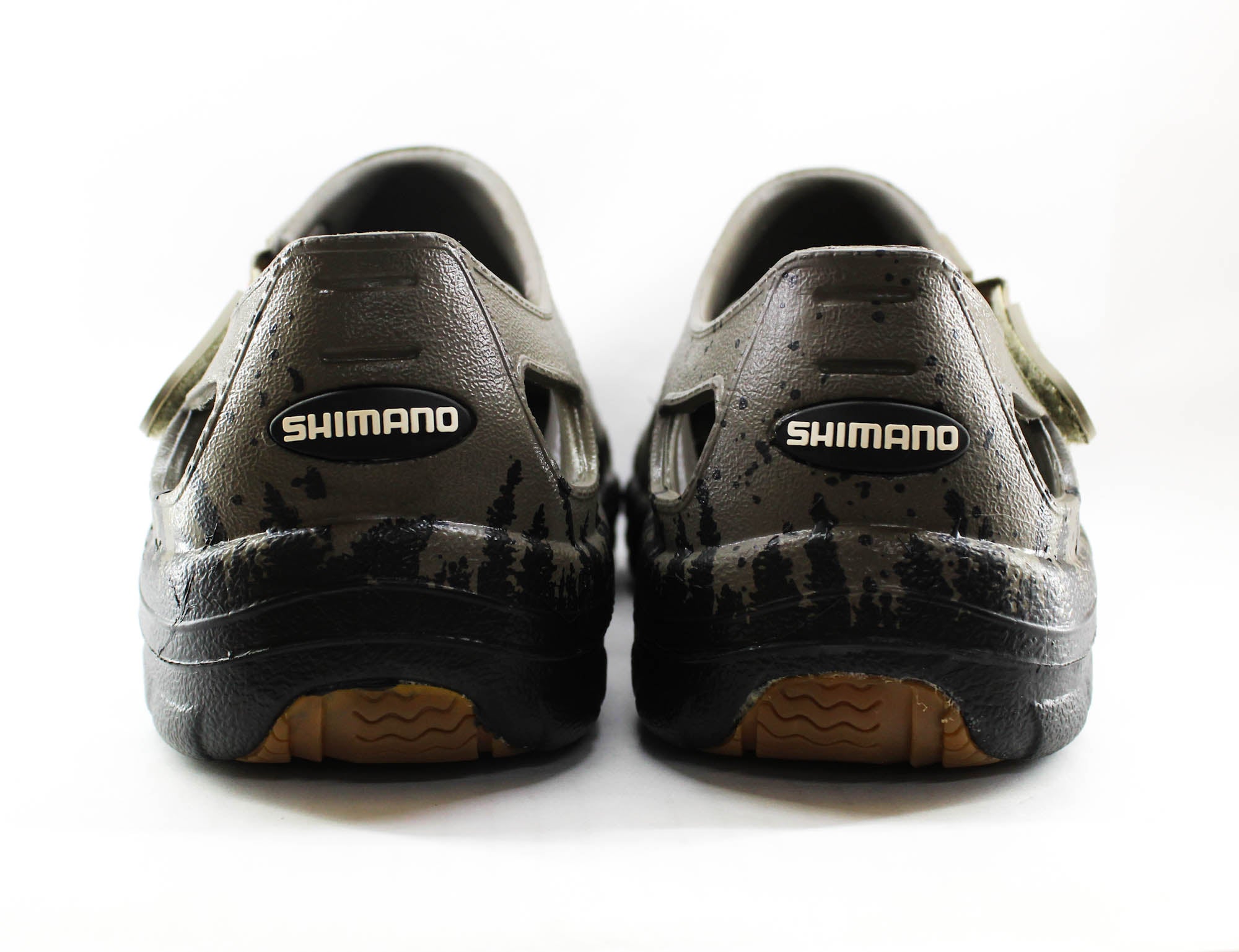 Shimano Evair Fishing Shoes Khaki Black Size EU 43 , US M9/W11 (2258)