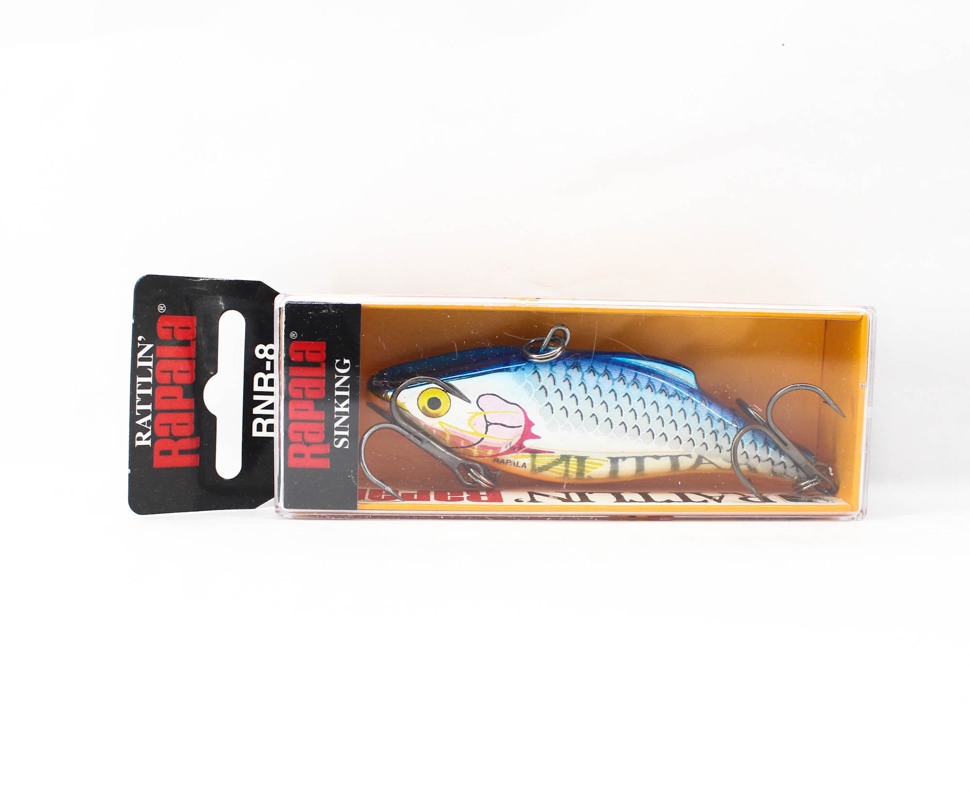 Rapala Rattlin Rap Vibration Sinking Lure RNR08/SB (9421)