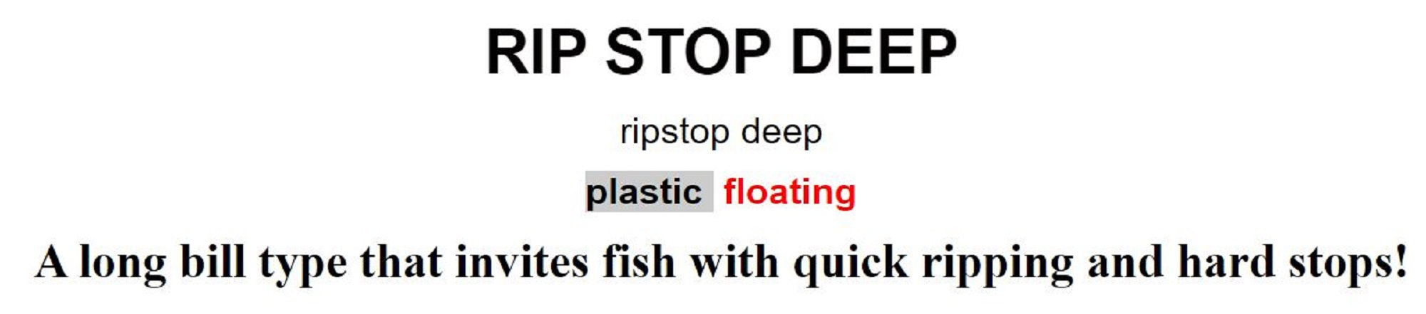 Rapala Ripstop Suspend Lure RPSD12/MRL (6018)