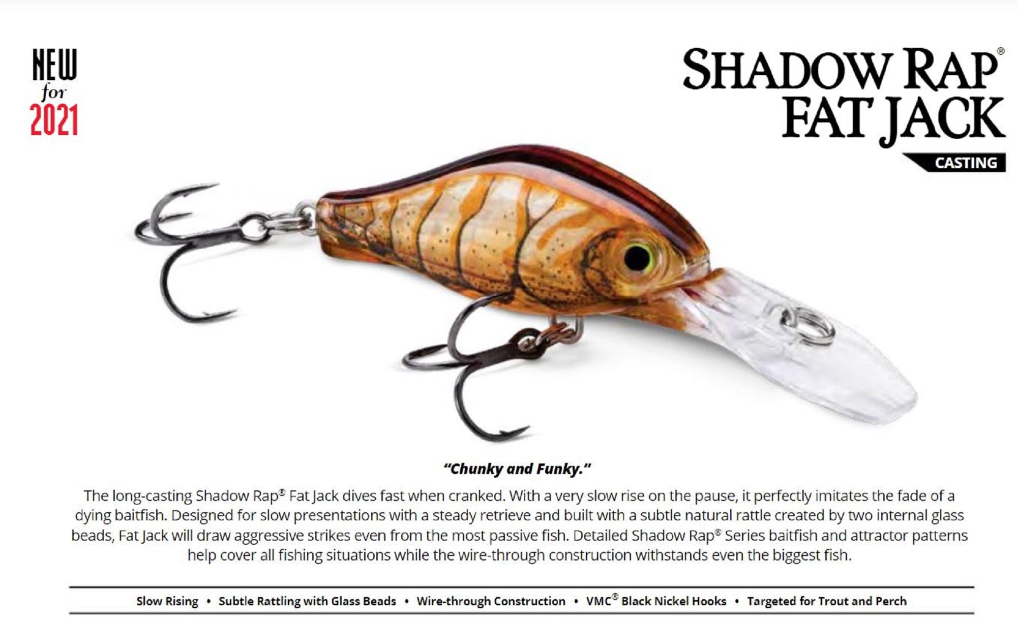 Rapala Shadow Rap Fat Jack 04 Floating lure SDRFJ04/CPE (7083)