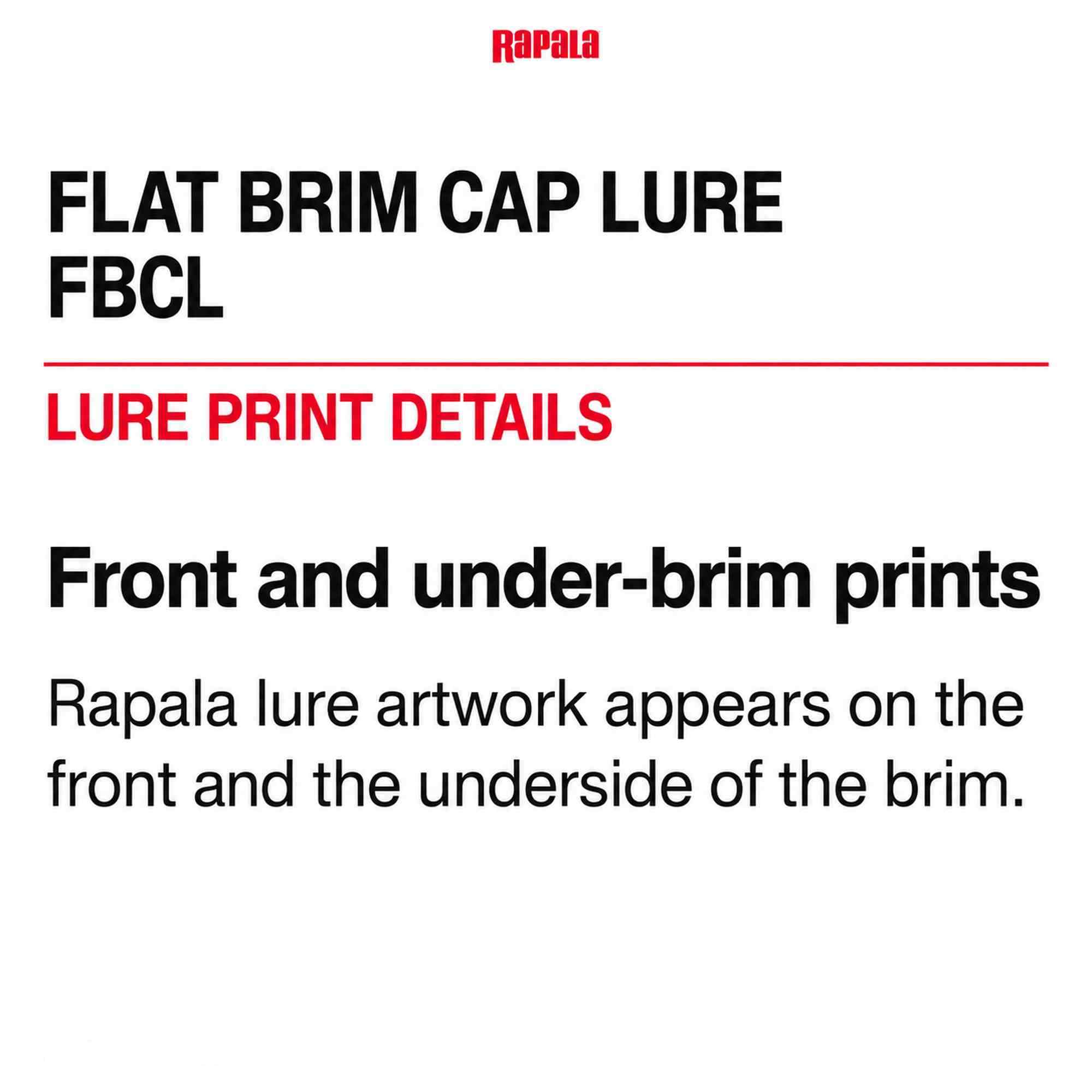 Rapala Cap Flat Brim Lure FBCL (4931)