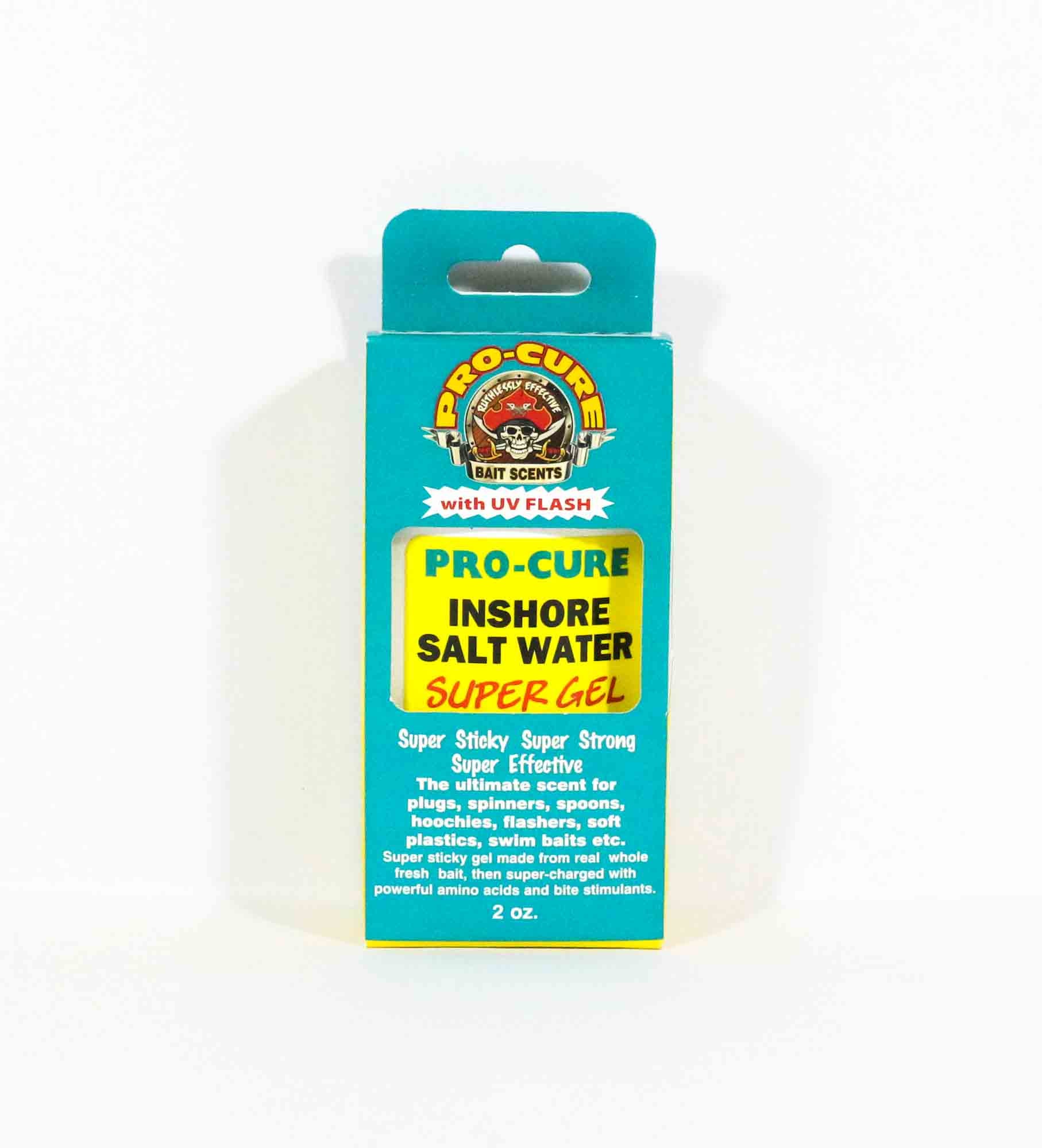 Pro Cure Super Scent Gel 2 oz Inshore Salt Water (4080)
