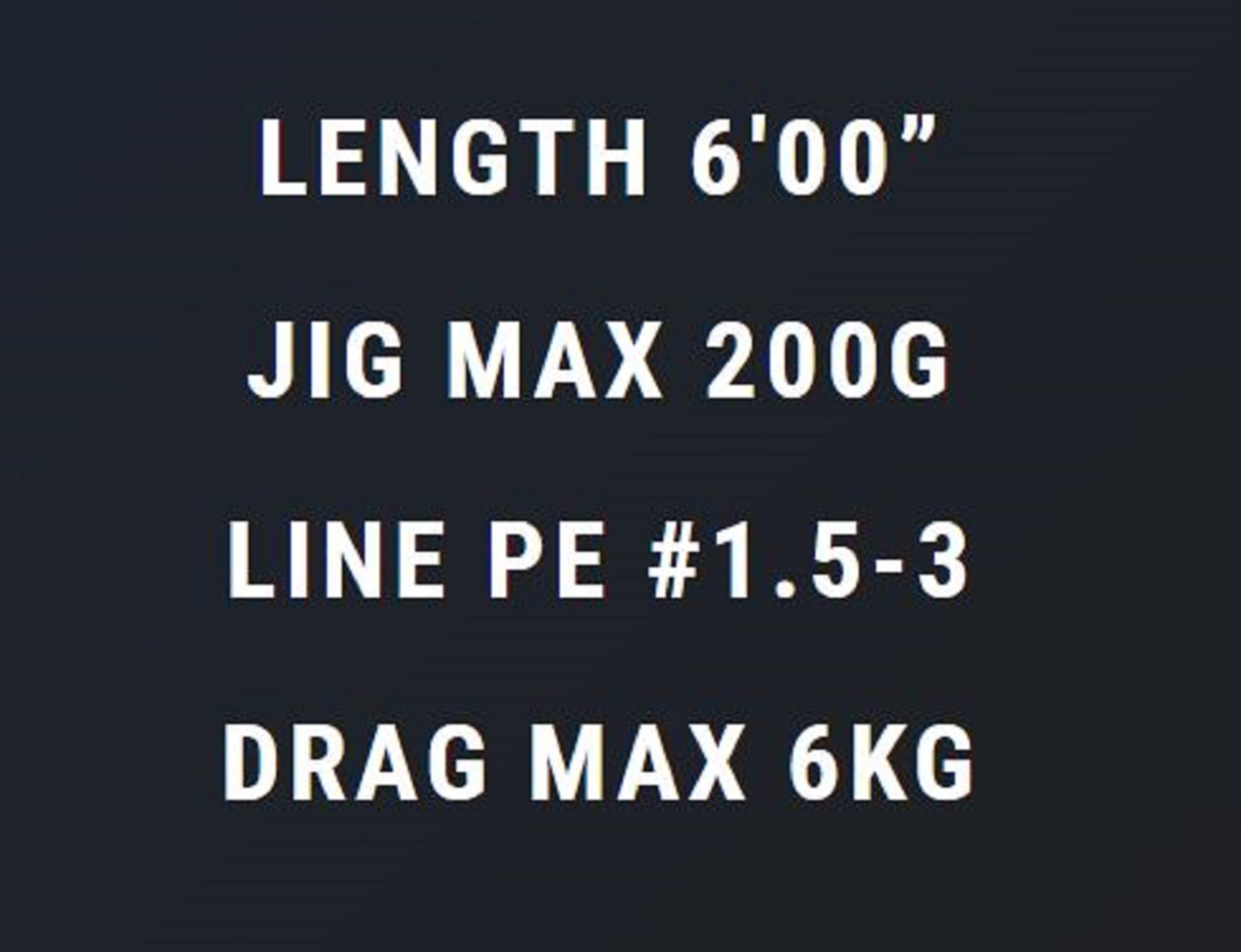 MC Works Rod Spinning DE602LR SP P.E 1.5-3 Jig Max 200 grams (1051)