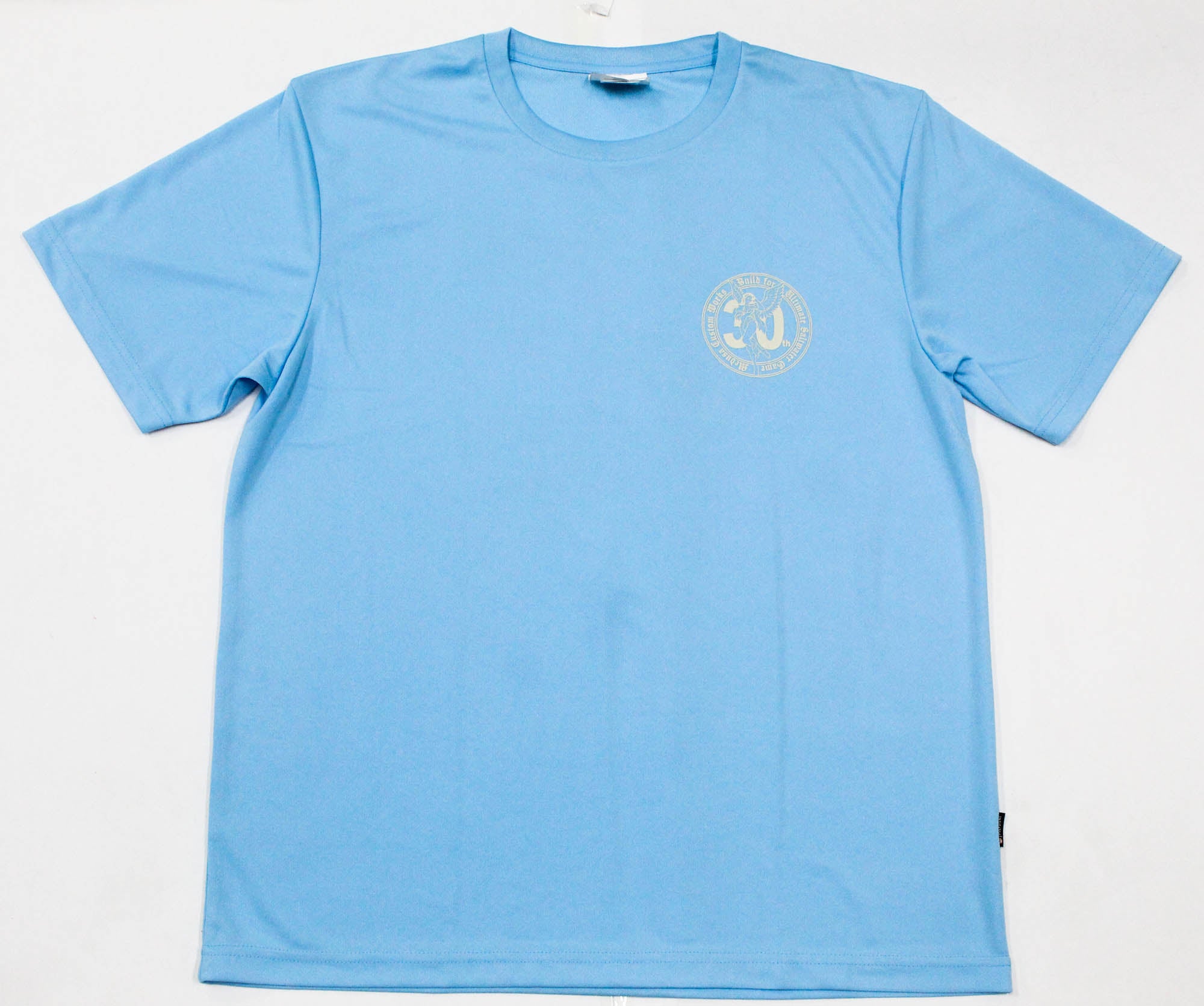MC Works T Shirt Short Sleeve Bite Me Blue Size M (1084)