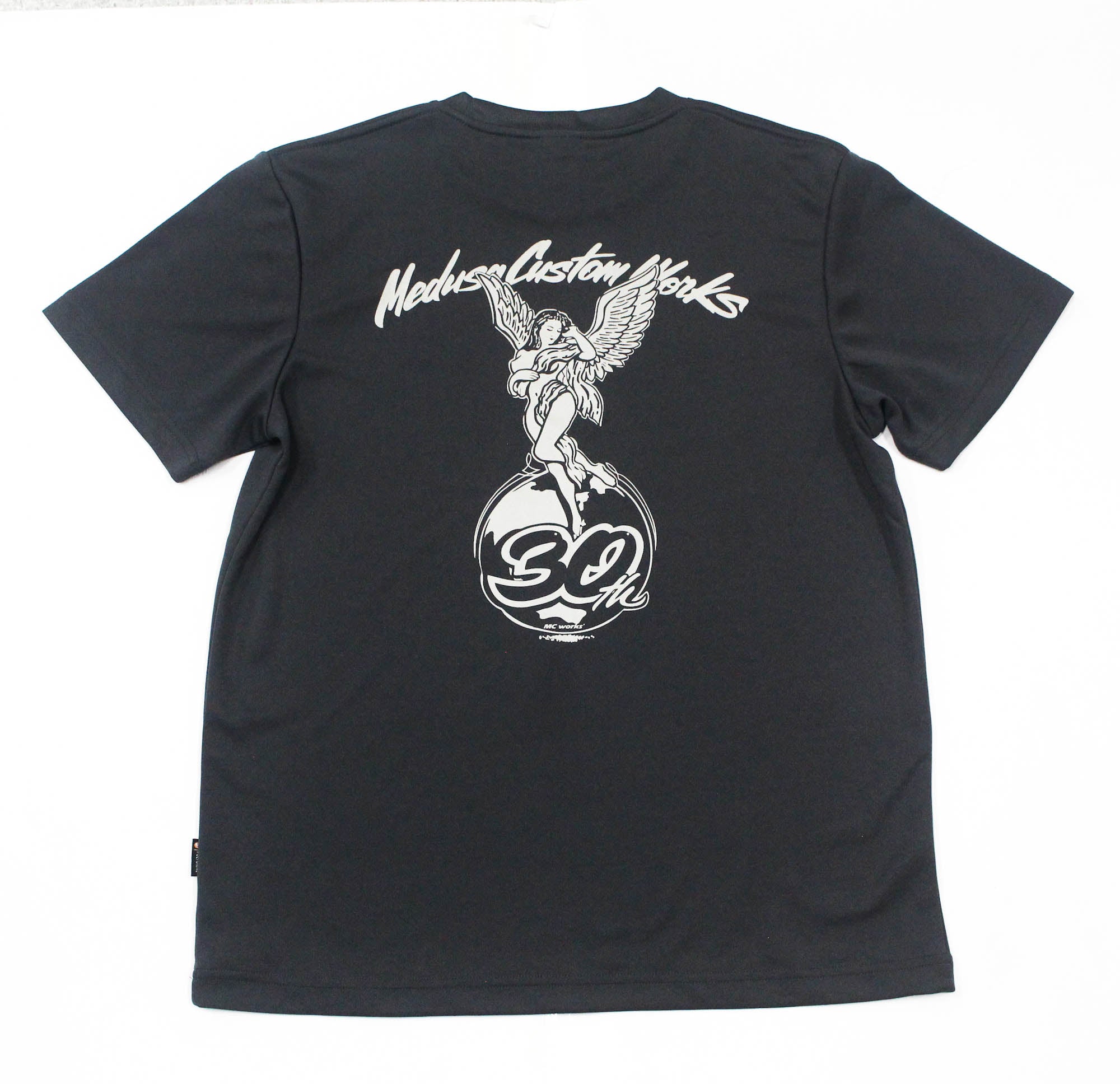 MC Works T Shirt Short Sleeve Angel 30th Grey Size M (1099)