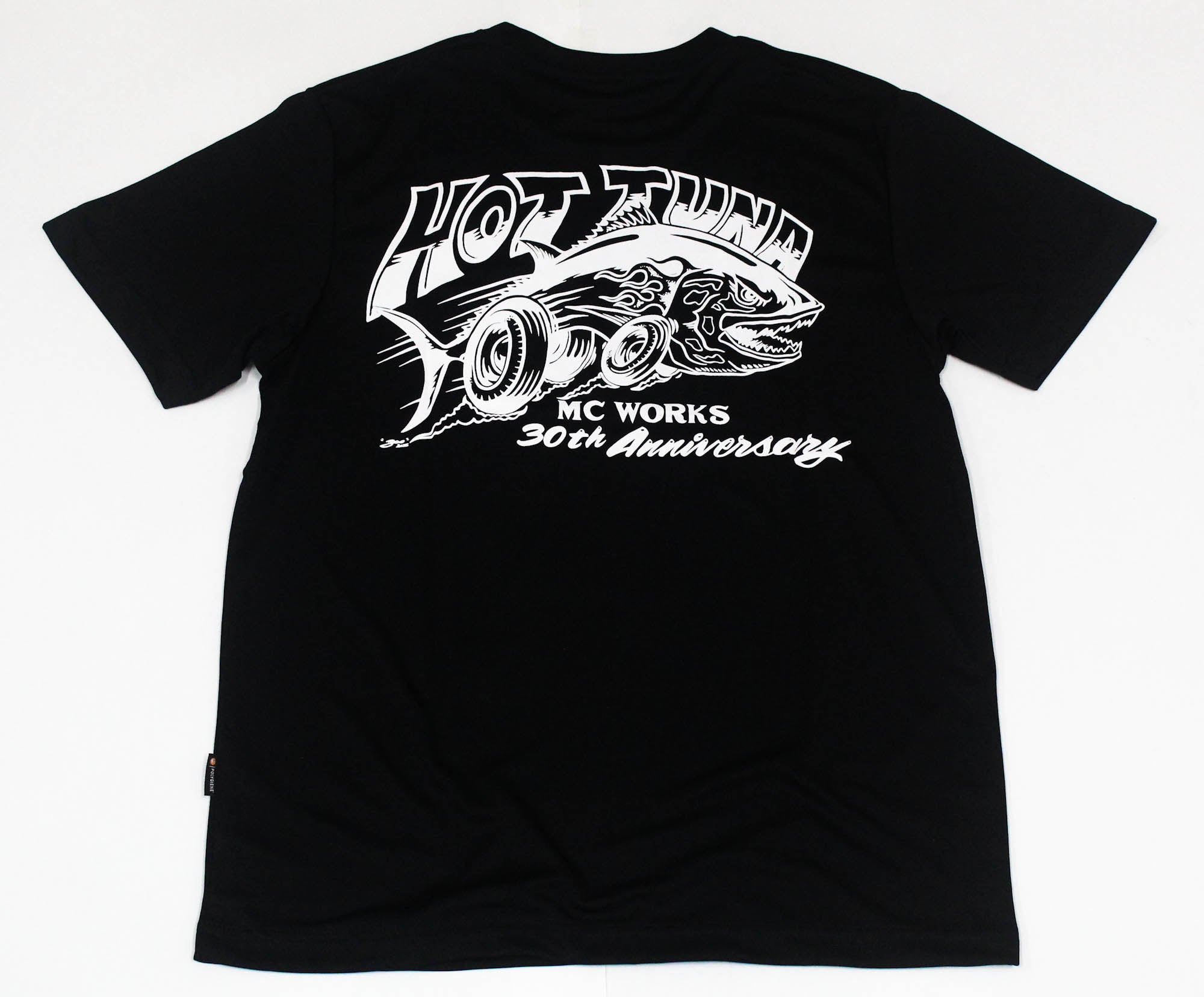 MC Works T Shirt Short Sleeve Hot Tuna Black Size L (1107)