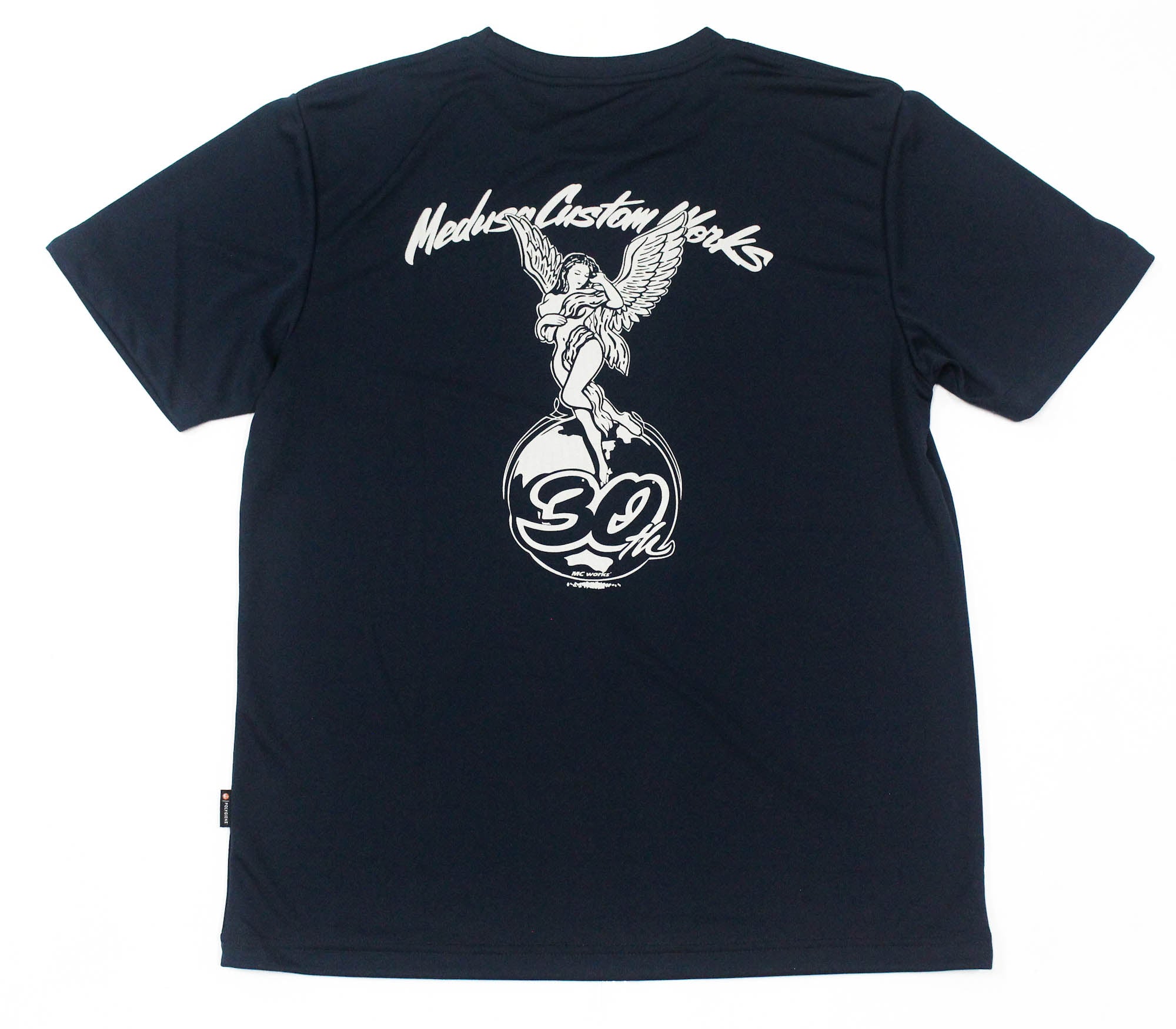 MC Works T Shirt Short Sleeve Angel 30th Navy Size M (1133)