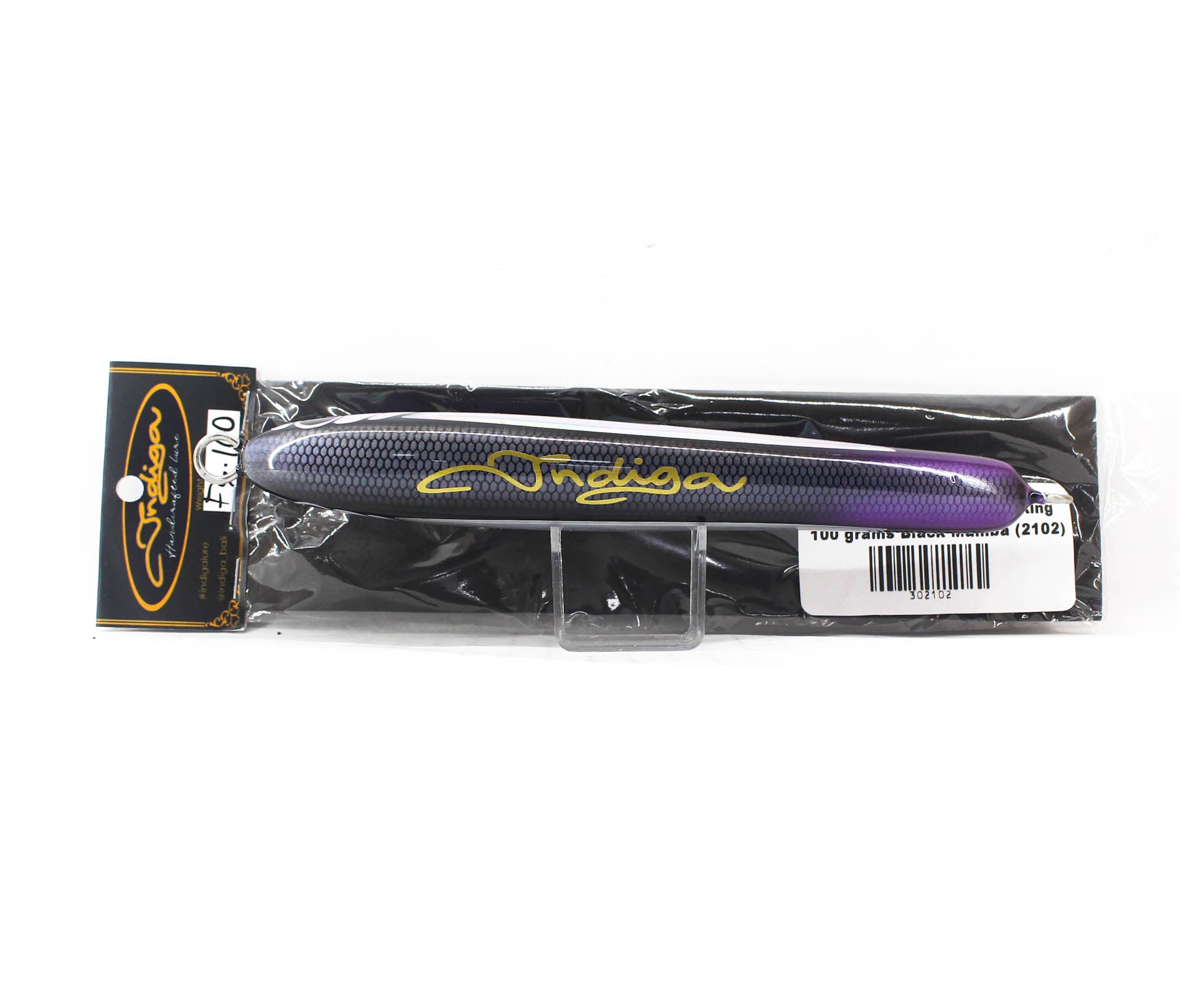 Indiga Stick Bait Fast Sinking 100 grams Black Mamba (2102)