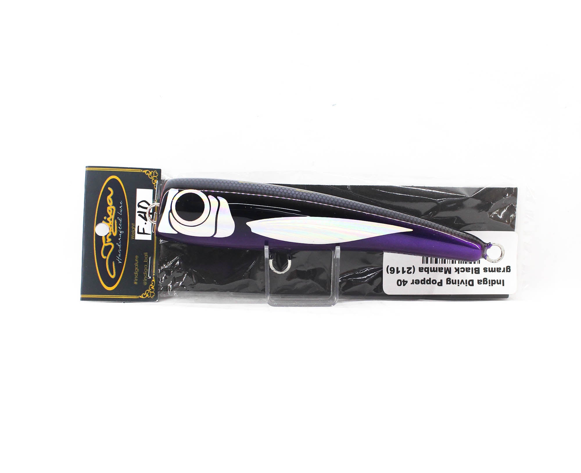 Indiga Diving Popper 40 grams Black Mamba (2116)
