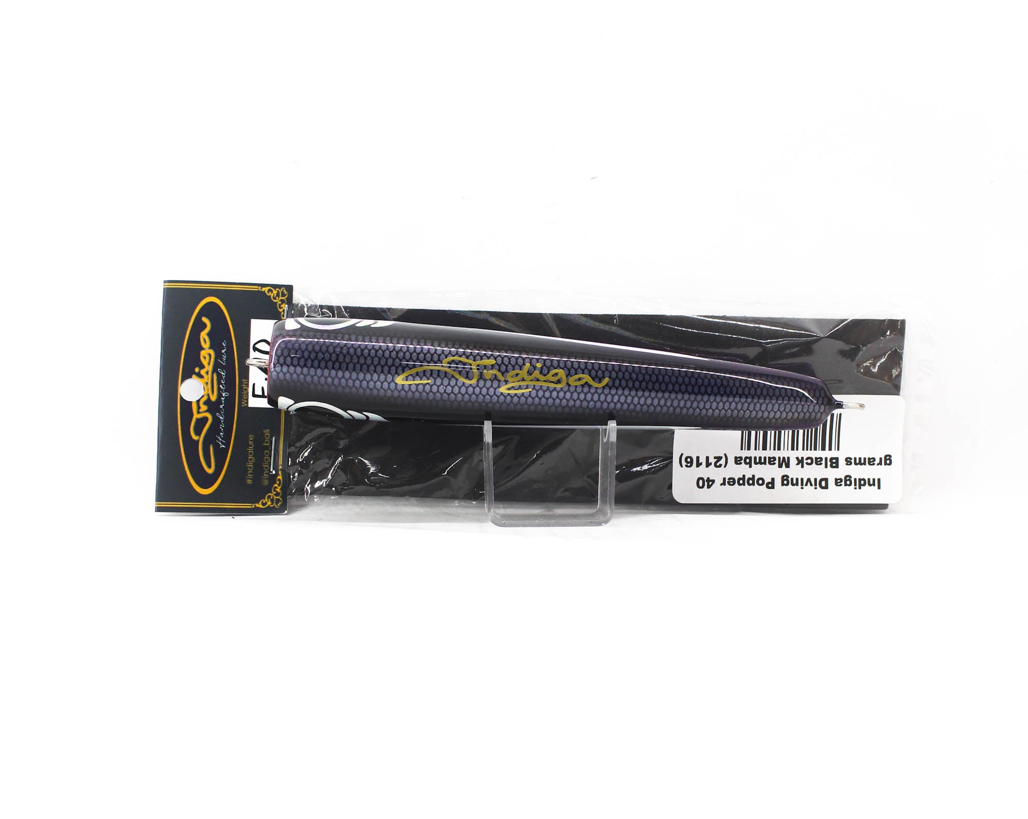 Indiga Diving Popper 40 grams Black Mamba (2116)