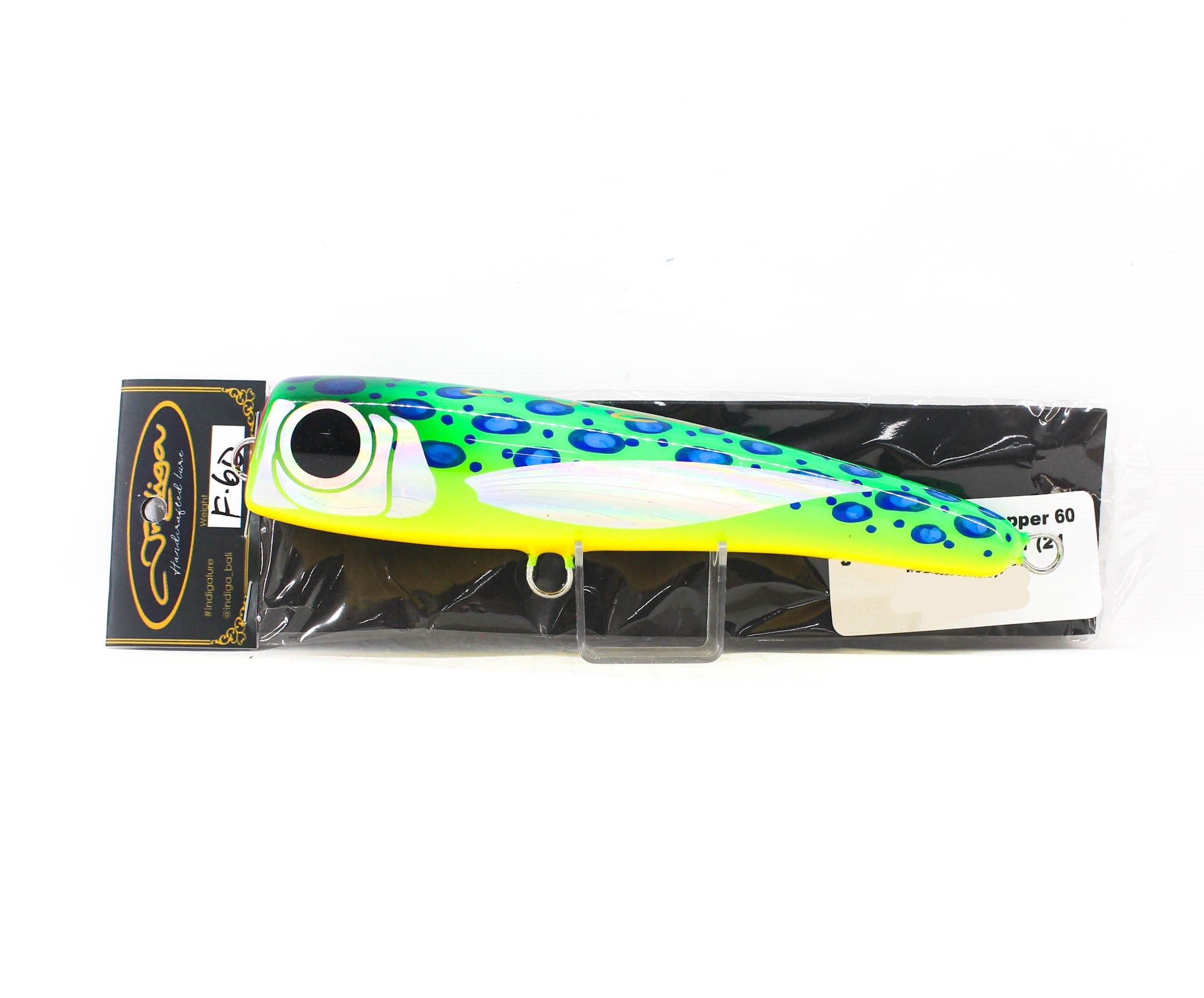 Indiga Diving Popper 60 grams Green Sunu (2124)