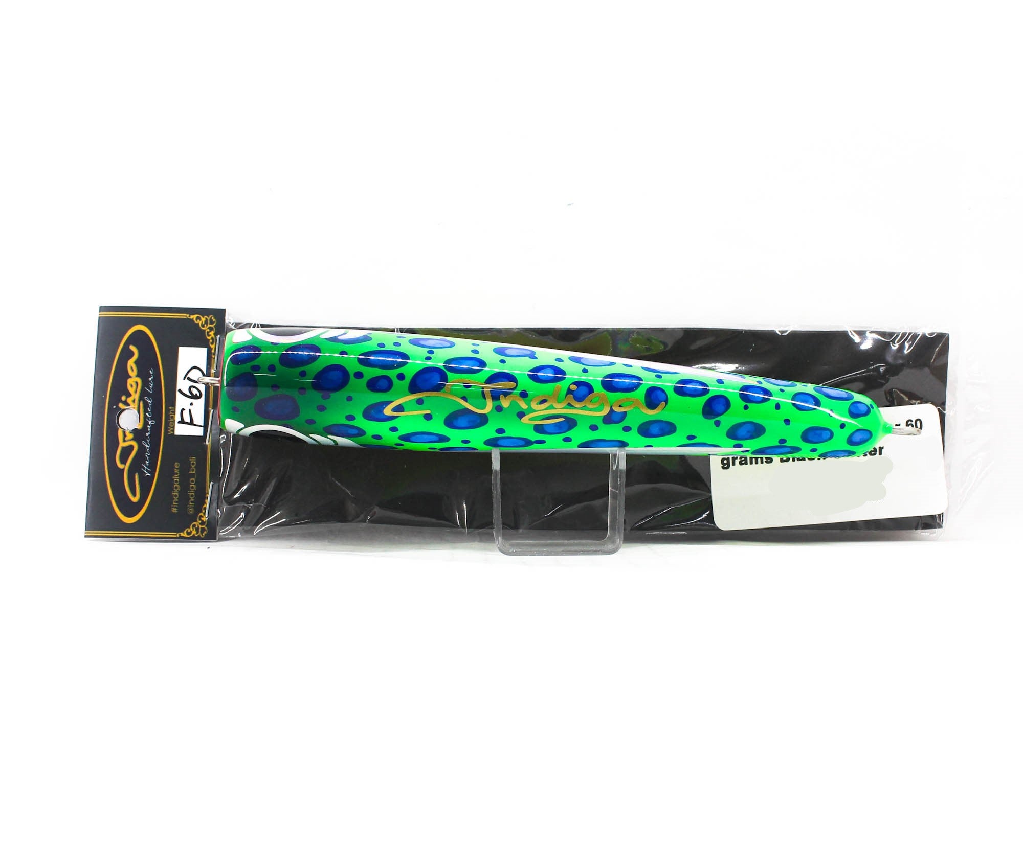 Indiga Diving Popper 60 grams Green Sunu (2124)