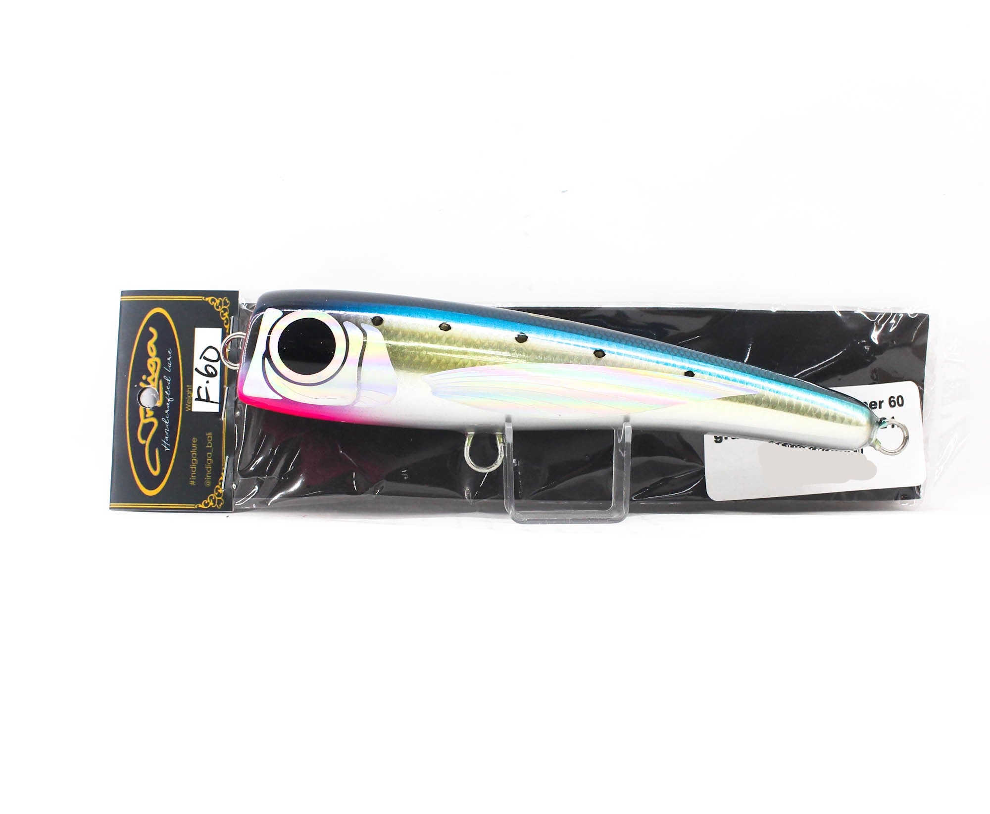 Indiga Diving Popper 60 grams Blue Line (2125)