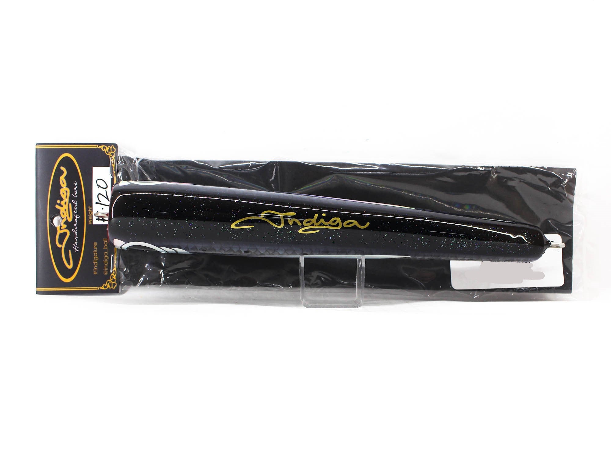 Indiga Diving Popper 120 grams Black Glitter (2128)
