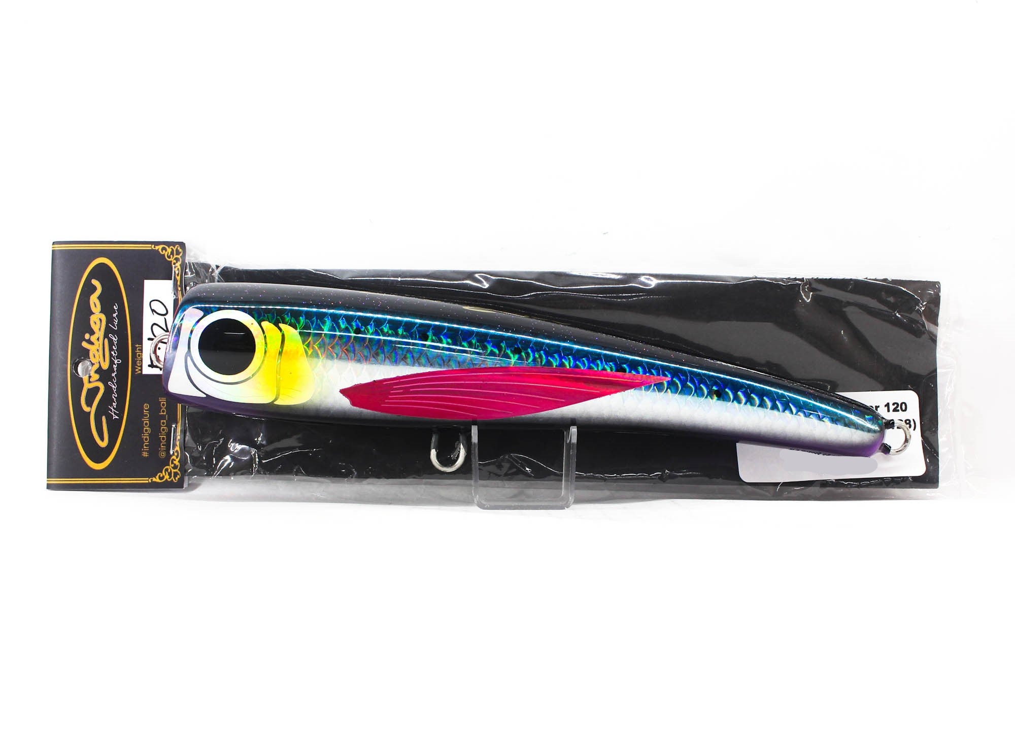 Indiga Diving Popper 120 grams Black Rainbow (2129)